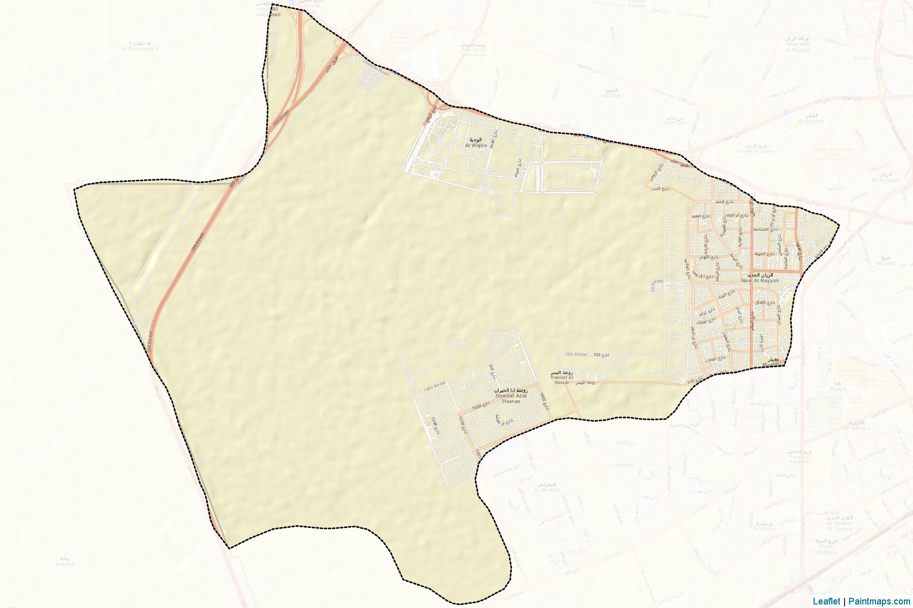 New Al Rayyan/Muaither North/Al Wajba (Er Reyyan) Haritası Örnekleri-2