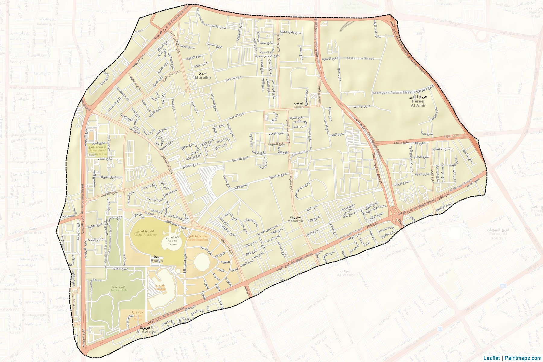 Fereej Al Amir/Muraikh/Al Soudan North (Er Reyyan) Haritası Örnekleri-2