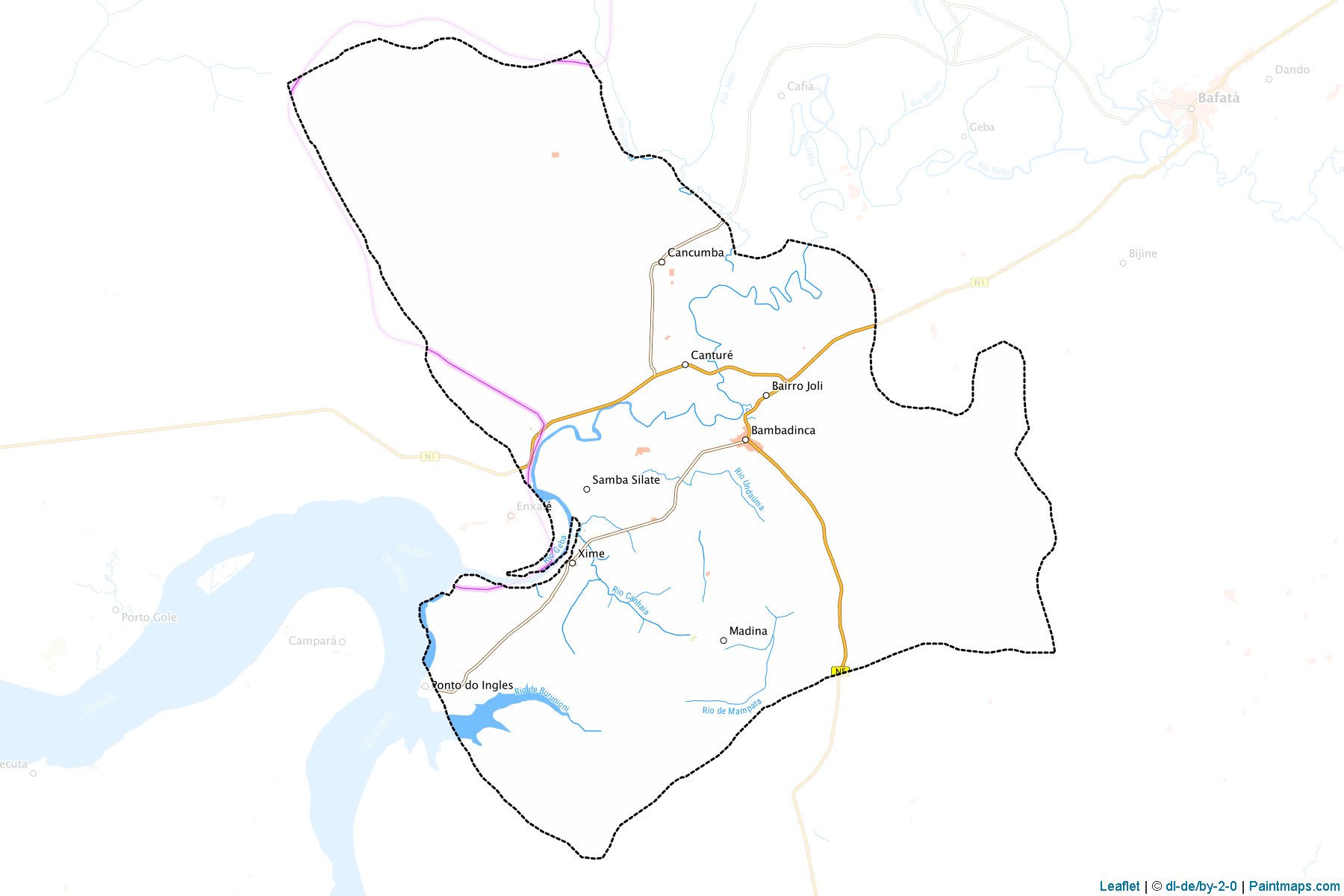 Bambadinca (Bafatá) Map Cropping Samples-1