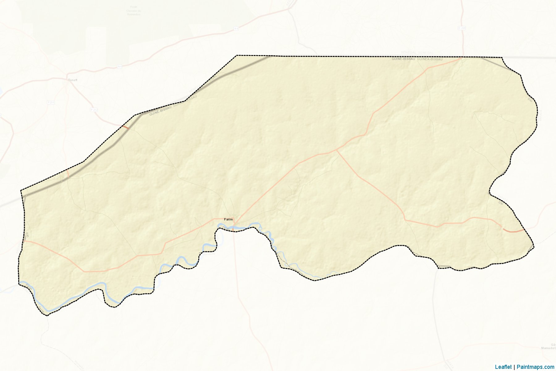 Muestras de recorte de mapas Farim (Oio)-2