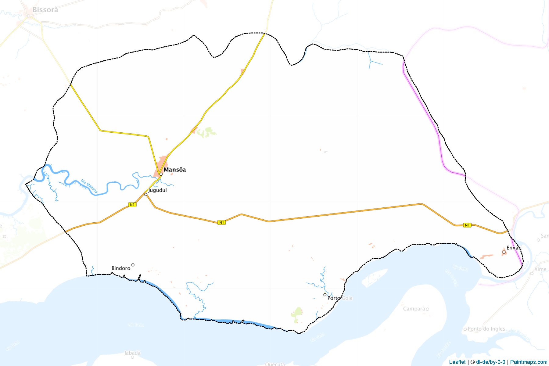 Muestras de recorte de mapas Mansoa (Oio)-1