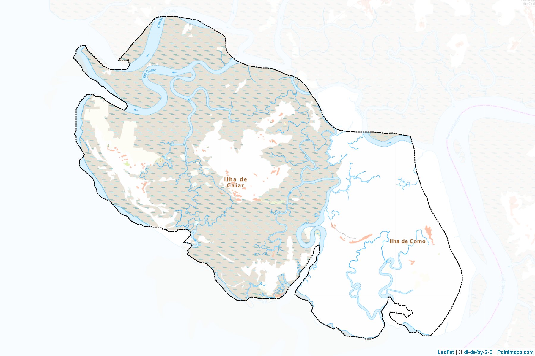 Muestras de recorte de mapas Komo (Tombali)-1