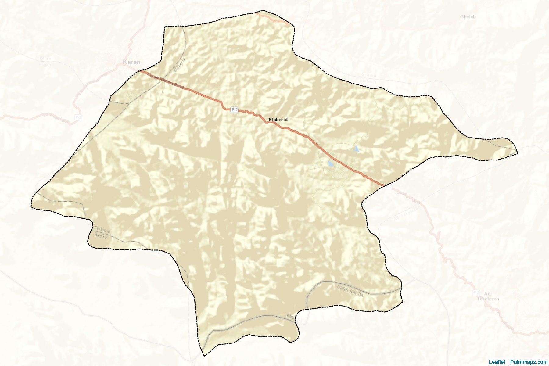 Elabered (Anseba Region) Map Cropping Samples-2