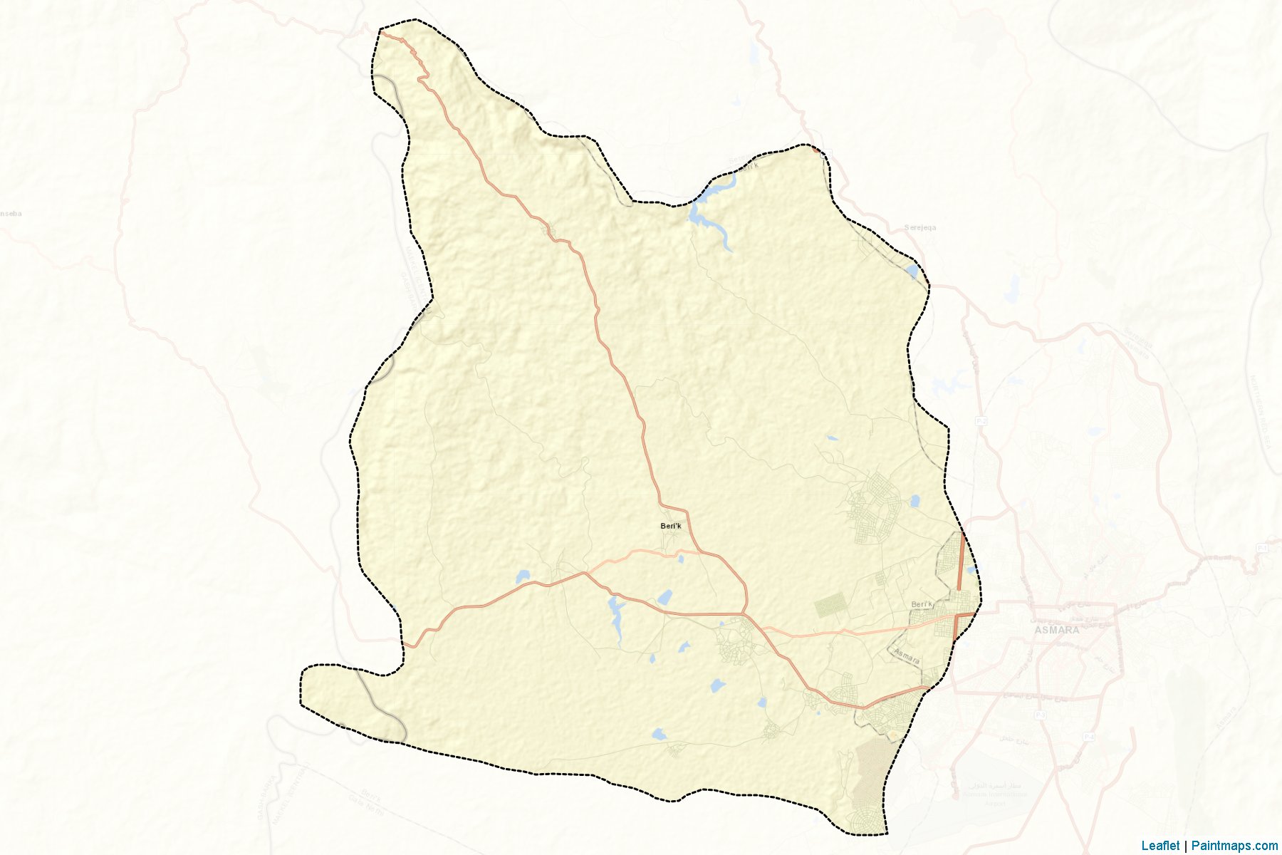 Berikh (Maekel Region) Map Cropping Samples-2