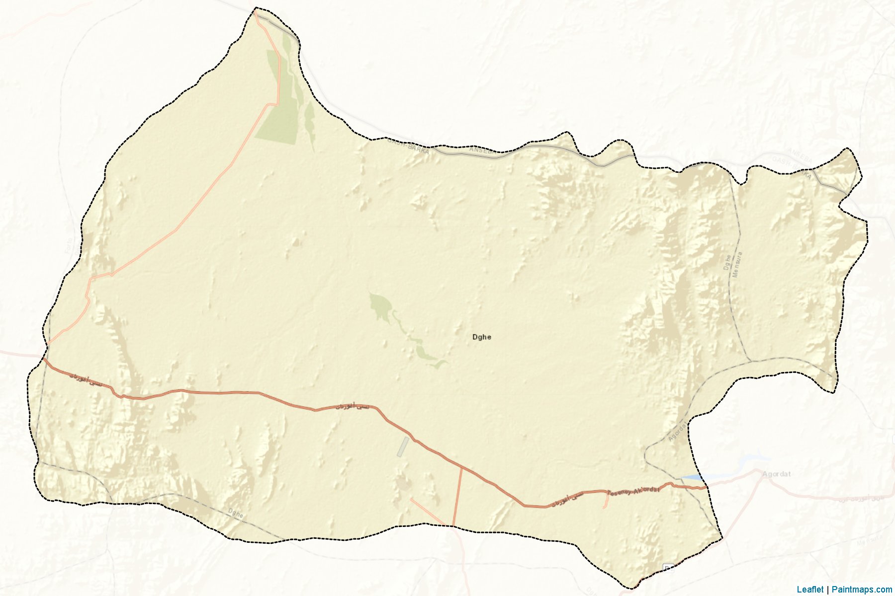 Dghe (Gash-Barka) Map Cropping Samples-2