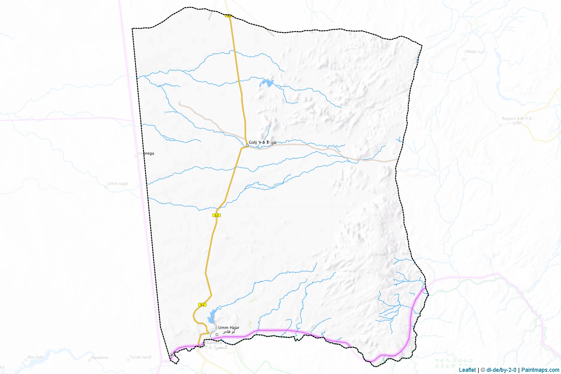 Muestras de recorte de mapas Omhajer (Gash Barka)-1