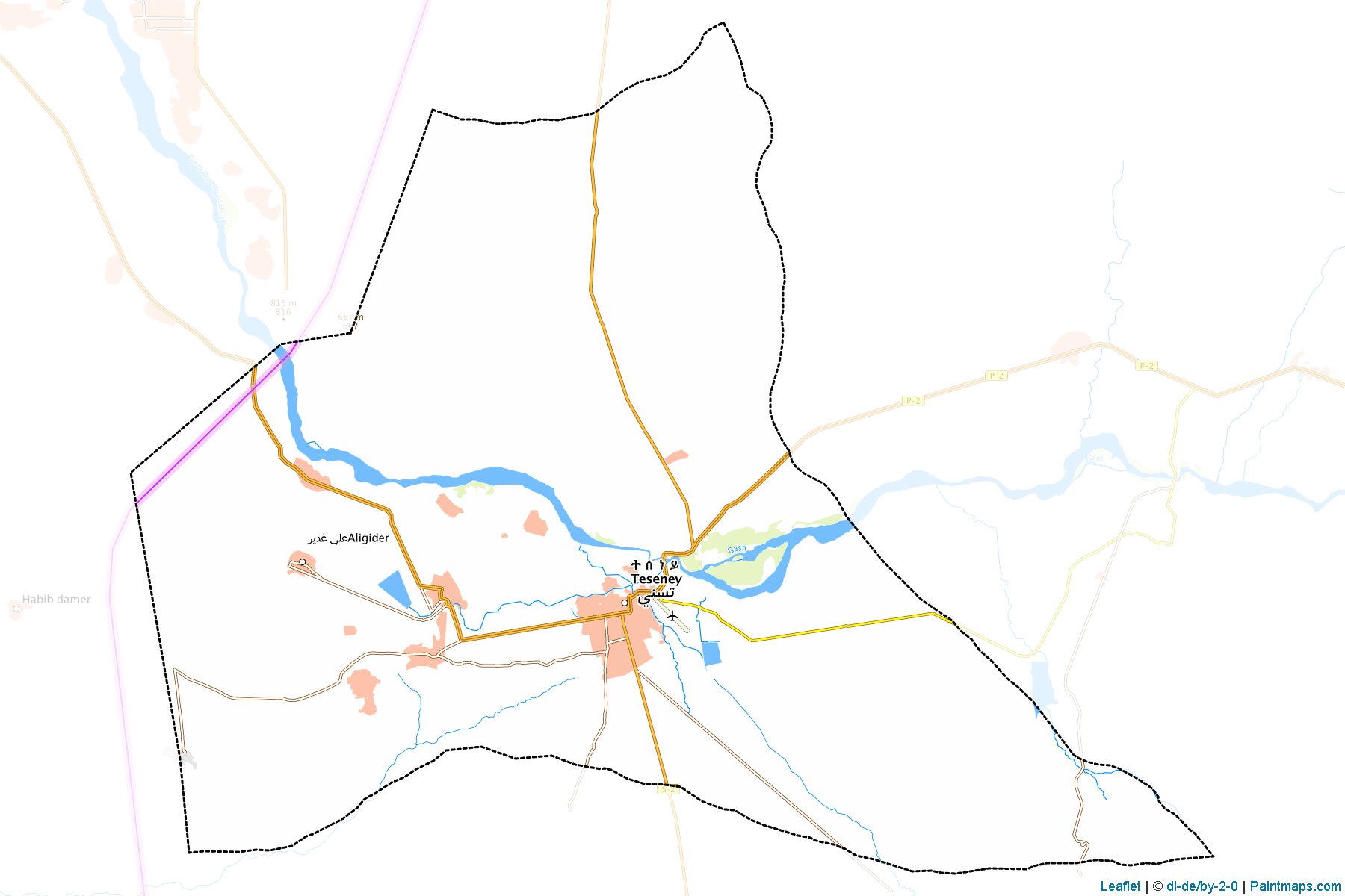 Tesseney (Gash-Barka) Map Cropping Samples-1