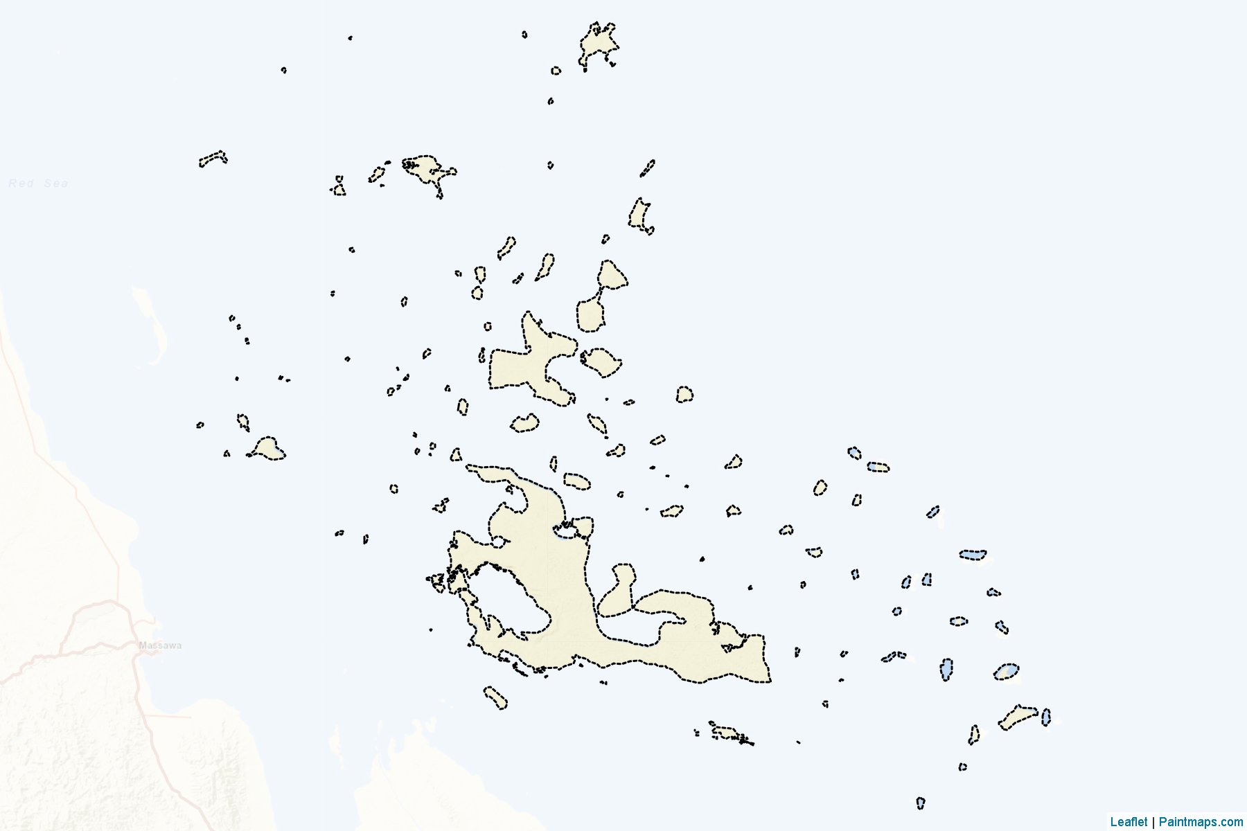 Muestras de recorte de mapas Dahlak (Debub)-2