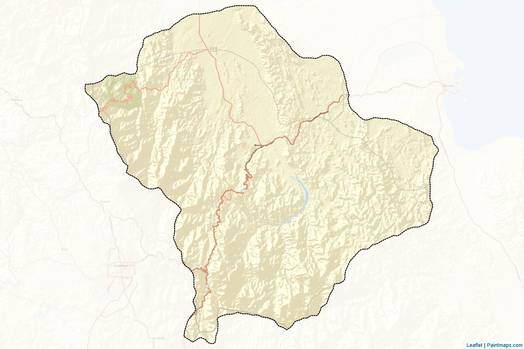 Ghinda'e (Semien-Keih-Bahri) Map Cropping Samples-2