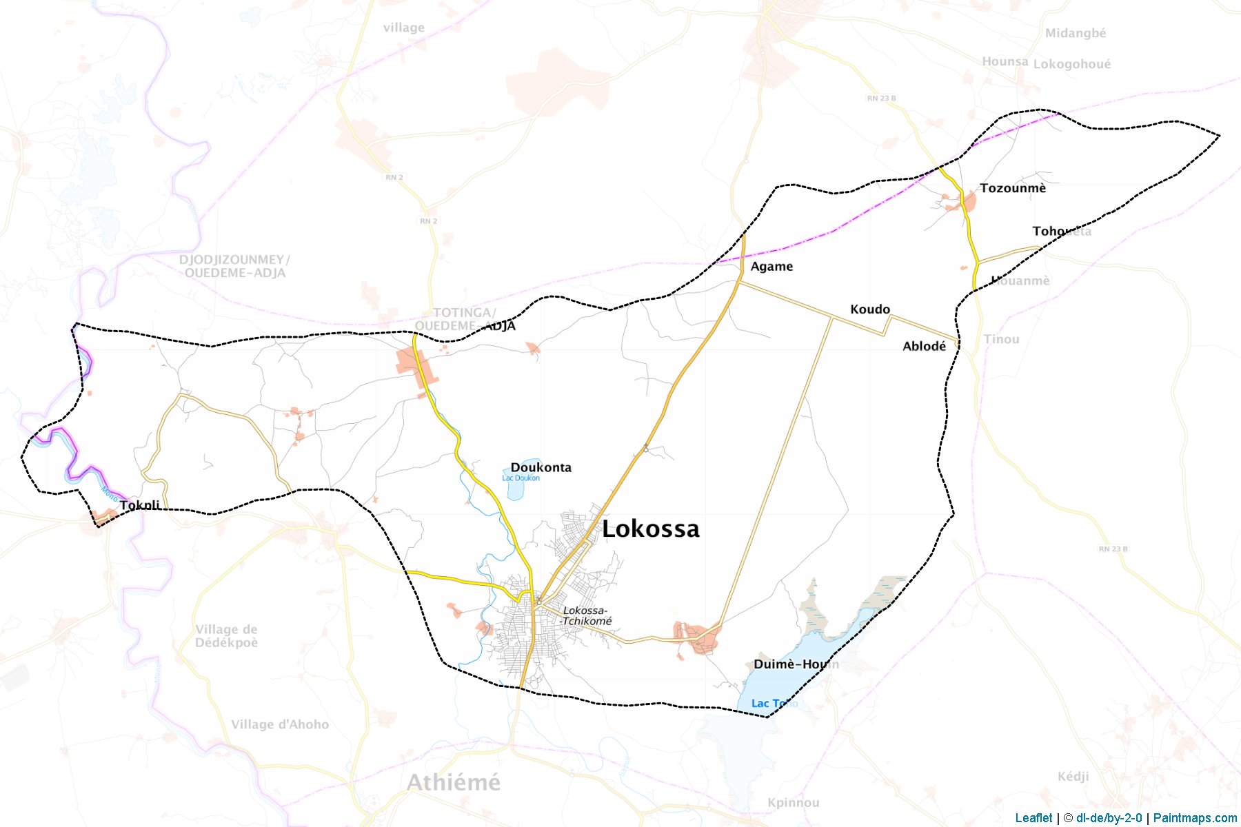 Lokossa (Mono Department) Map Cropping Samples-1