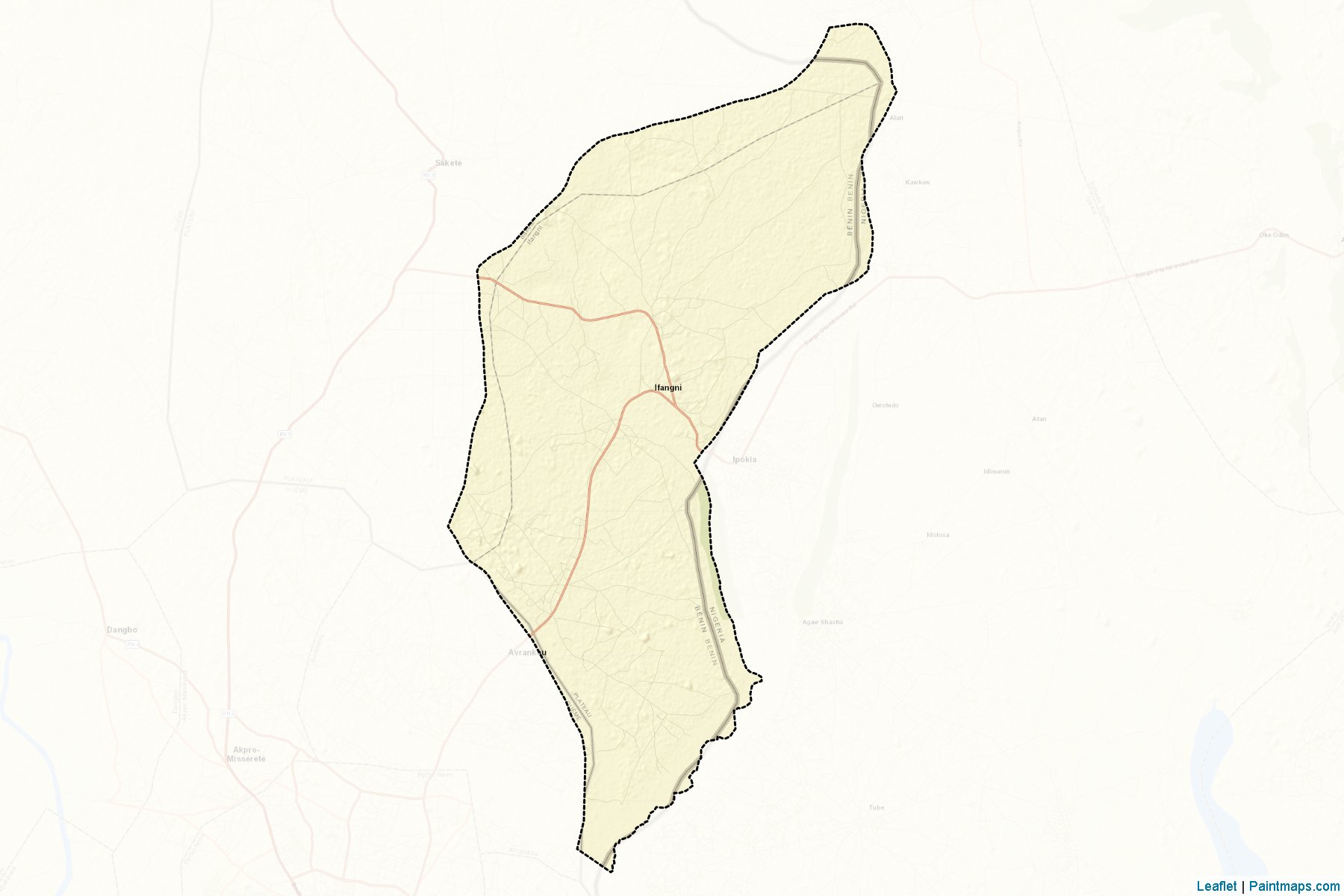 Muestras de recorte de mapas Ifangni (Plateau)-2