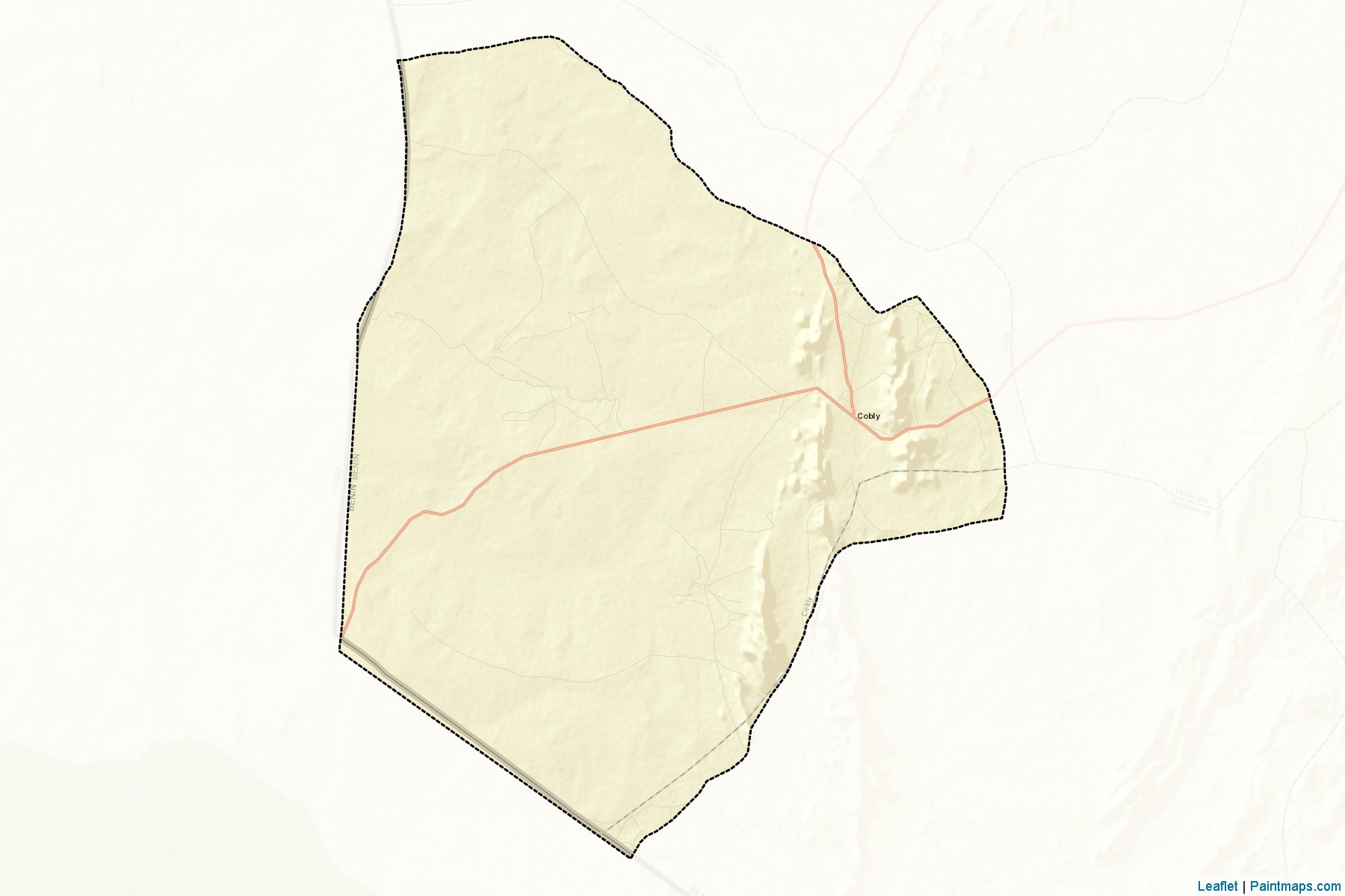 Muestras de recorte de mapas Kobli (Atakora)-2