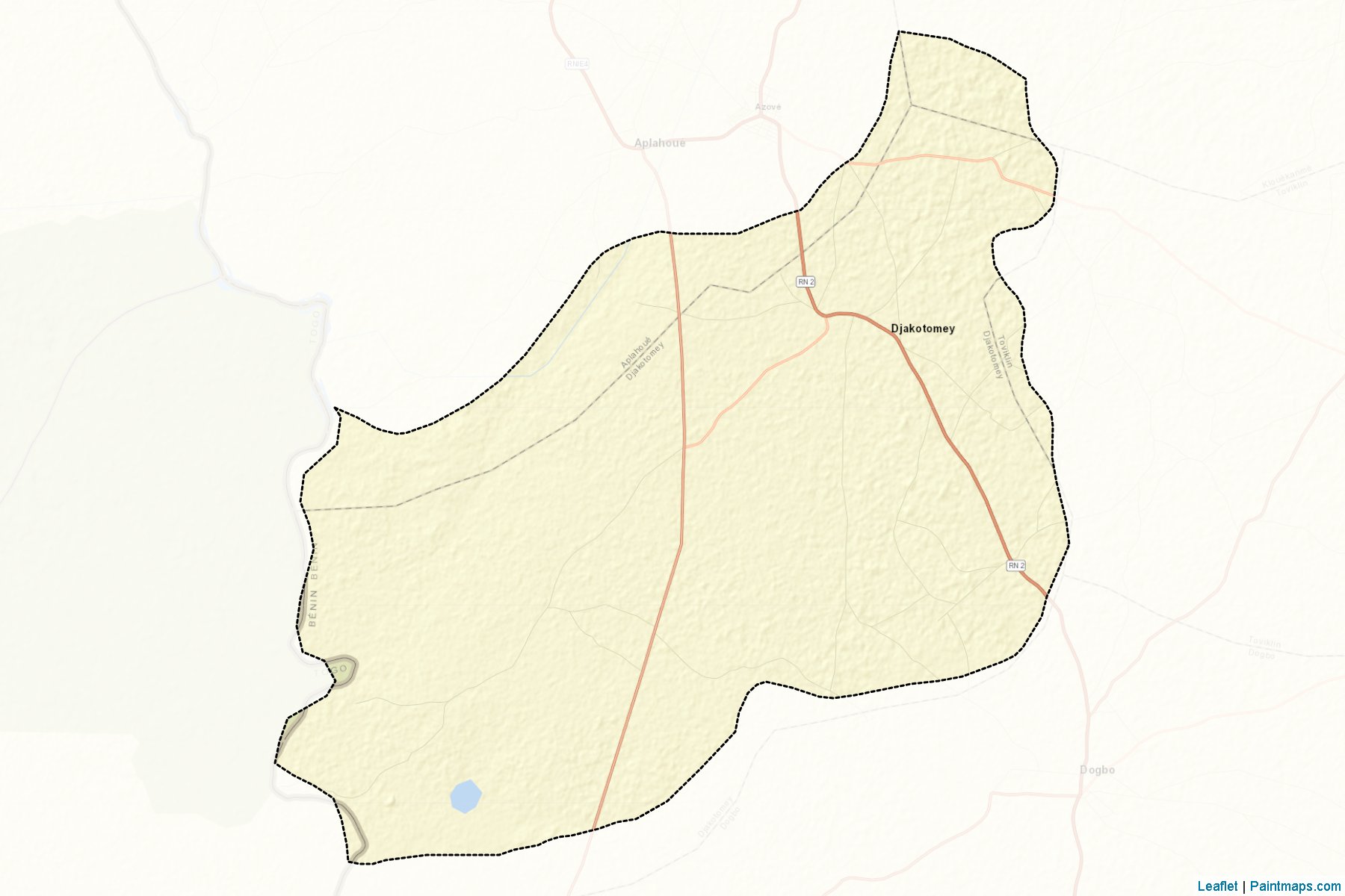 Muestras de recorte de mapas Djakotomey (Kouffo)-2