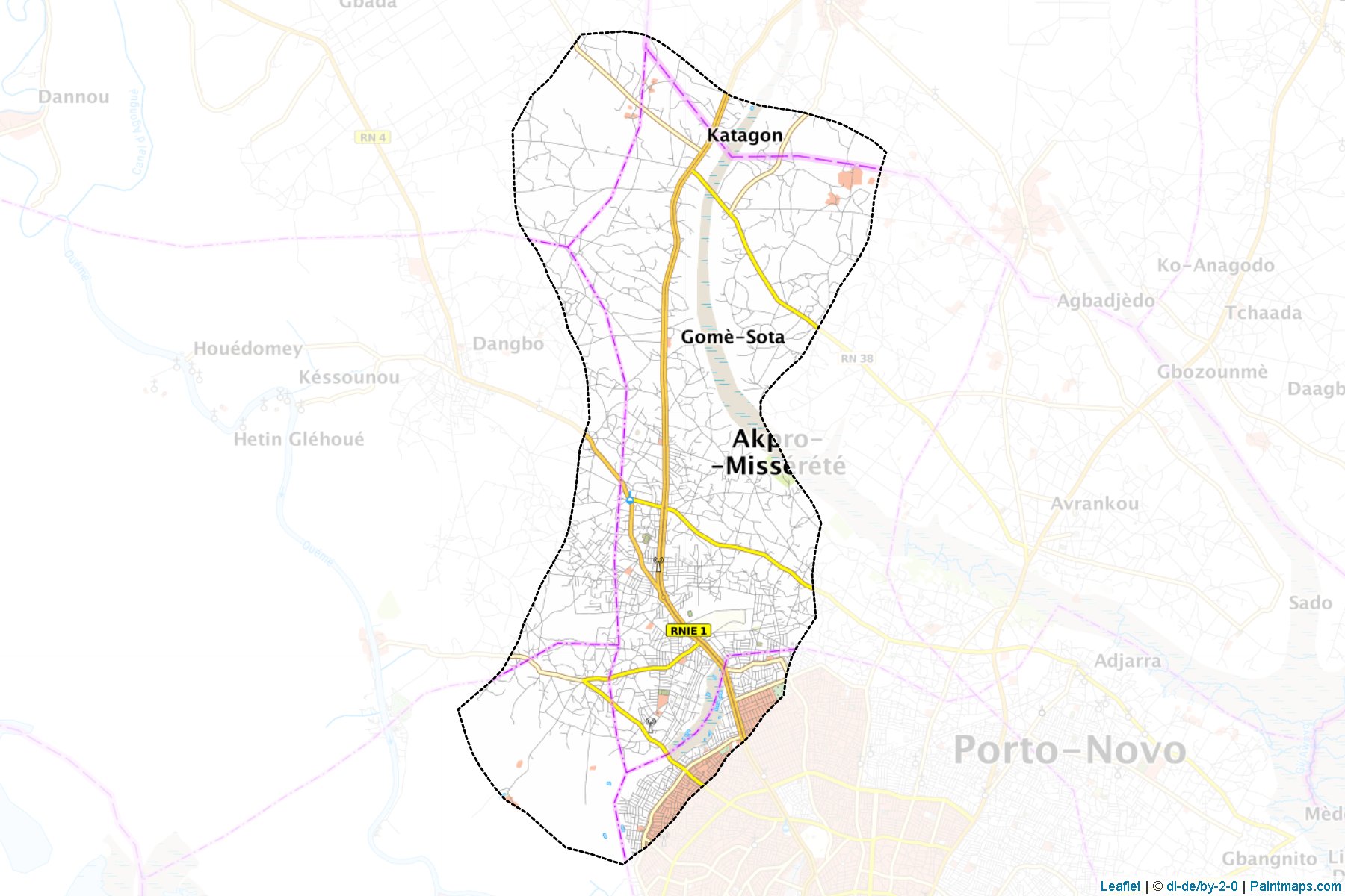 Akpro-Missérété (Ouémé Department) Map Cropping Samples-1