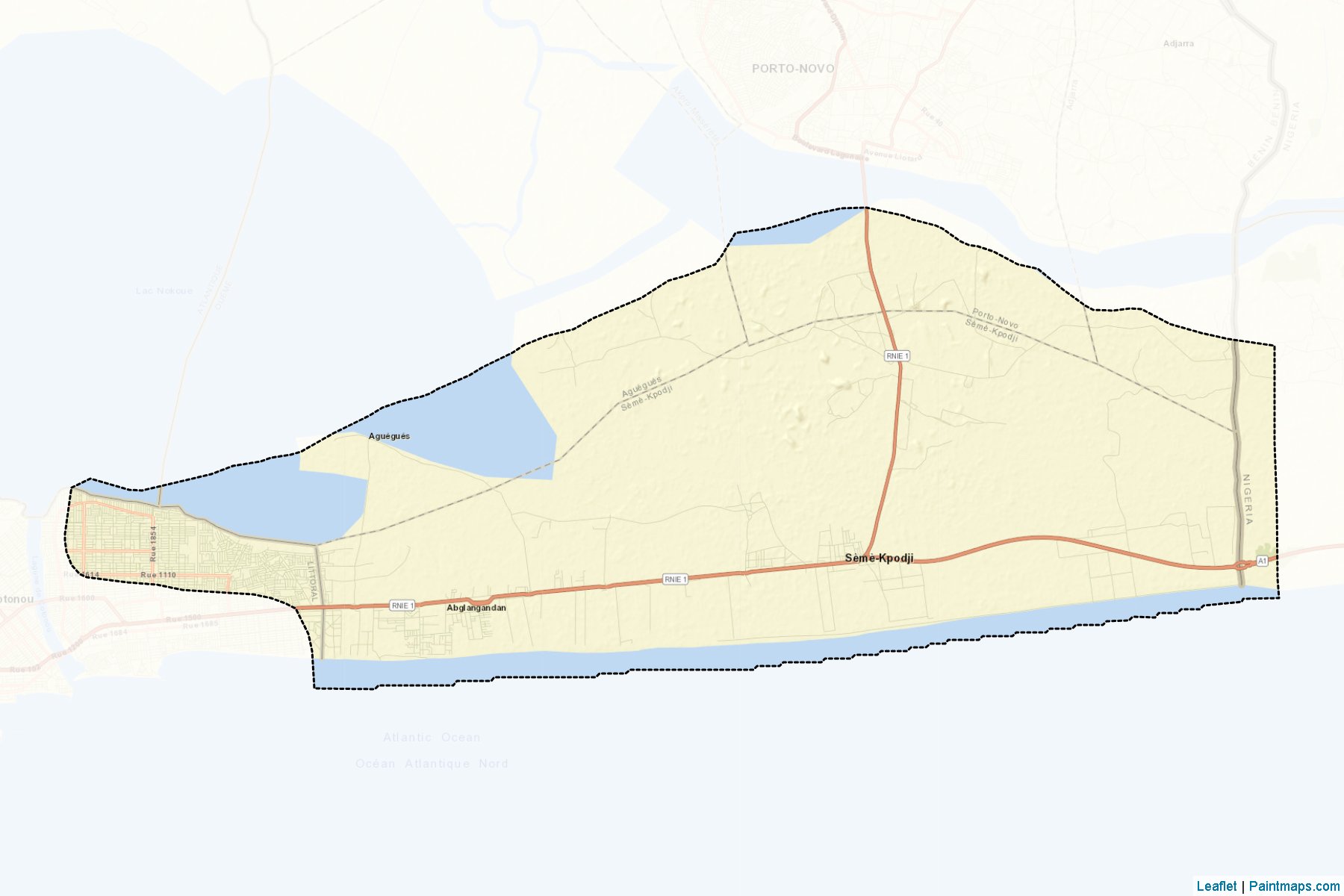 Sèmè-Kpodji (Ouémé Department) Map Cropping Samples-2