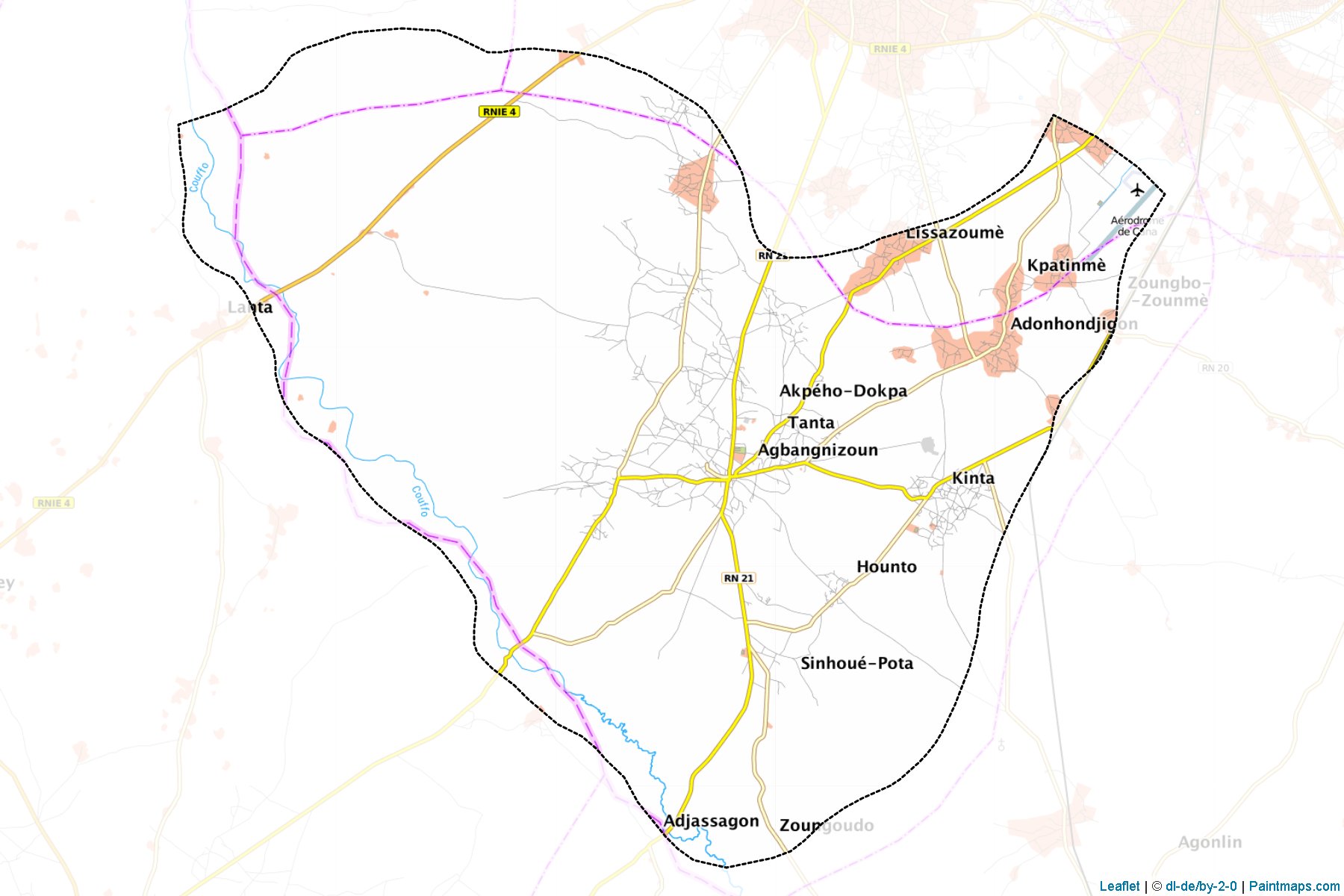 Agbangnizoun (Zou Department) Map Cropping Samples-1