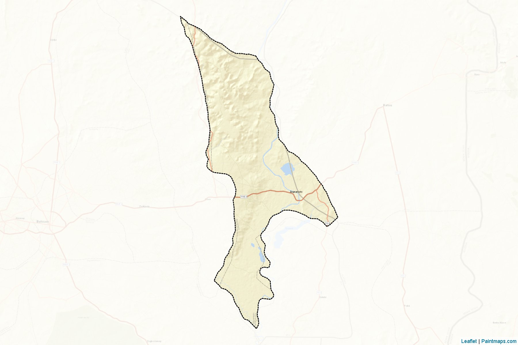 Za-Kpota (Zou Department) Map Cropping Samples-2