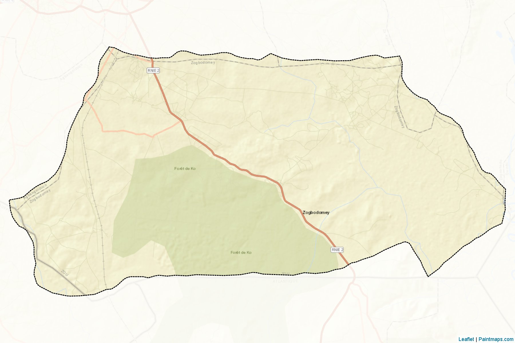 Zogbodomey (Zou Department) Map Cropping Samples-2