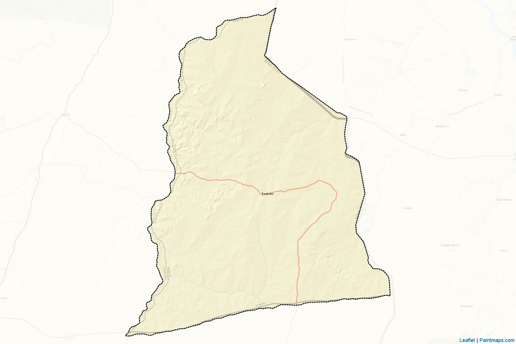 Muestras de recorte de mapas Segbana (Alibori)-2