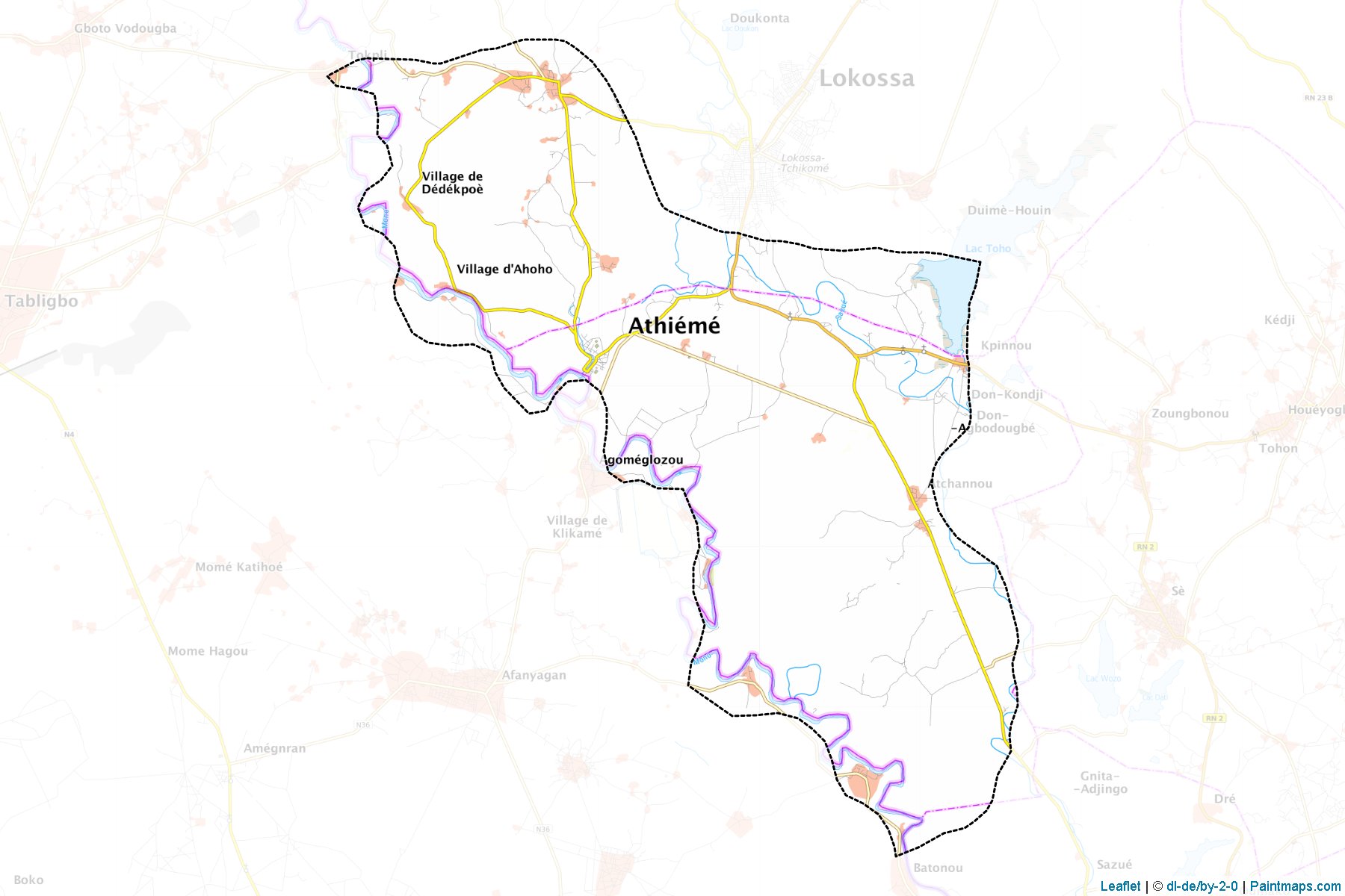 Athieme (Mono Departmanı) Haritası Örnekleri-1