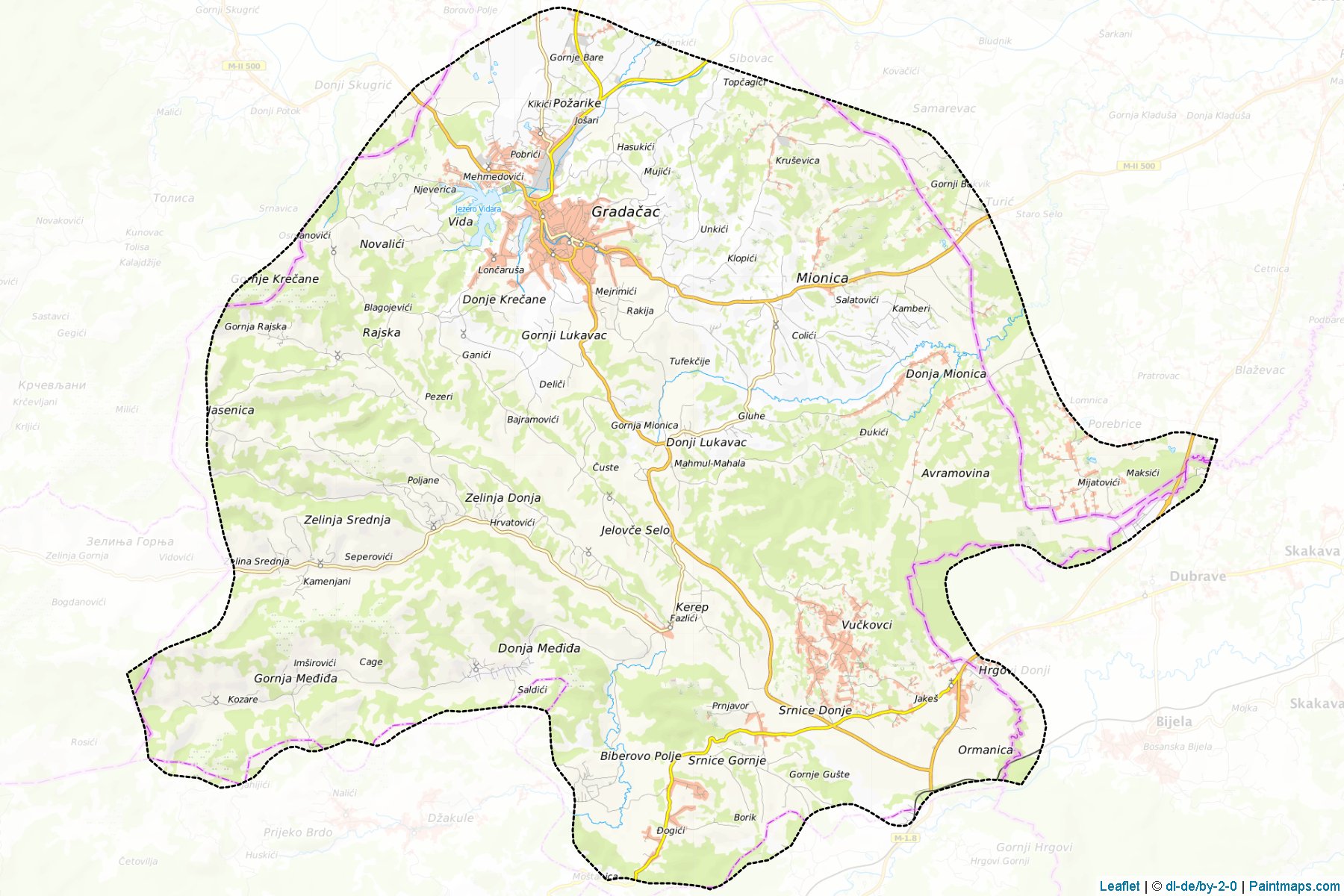 Gradacac (Tuzla) Map Cropping Samples-1