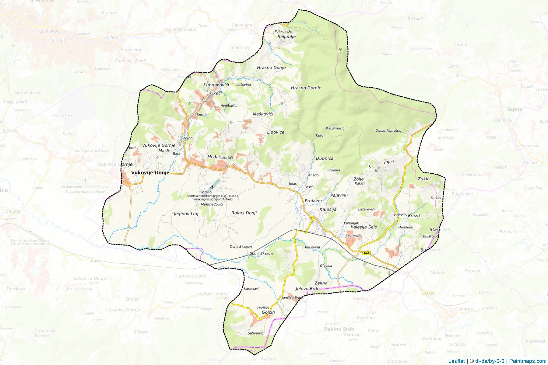 Kalesija (Tuzla) Map Cropping Samples-1