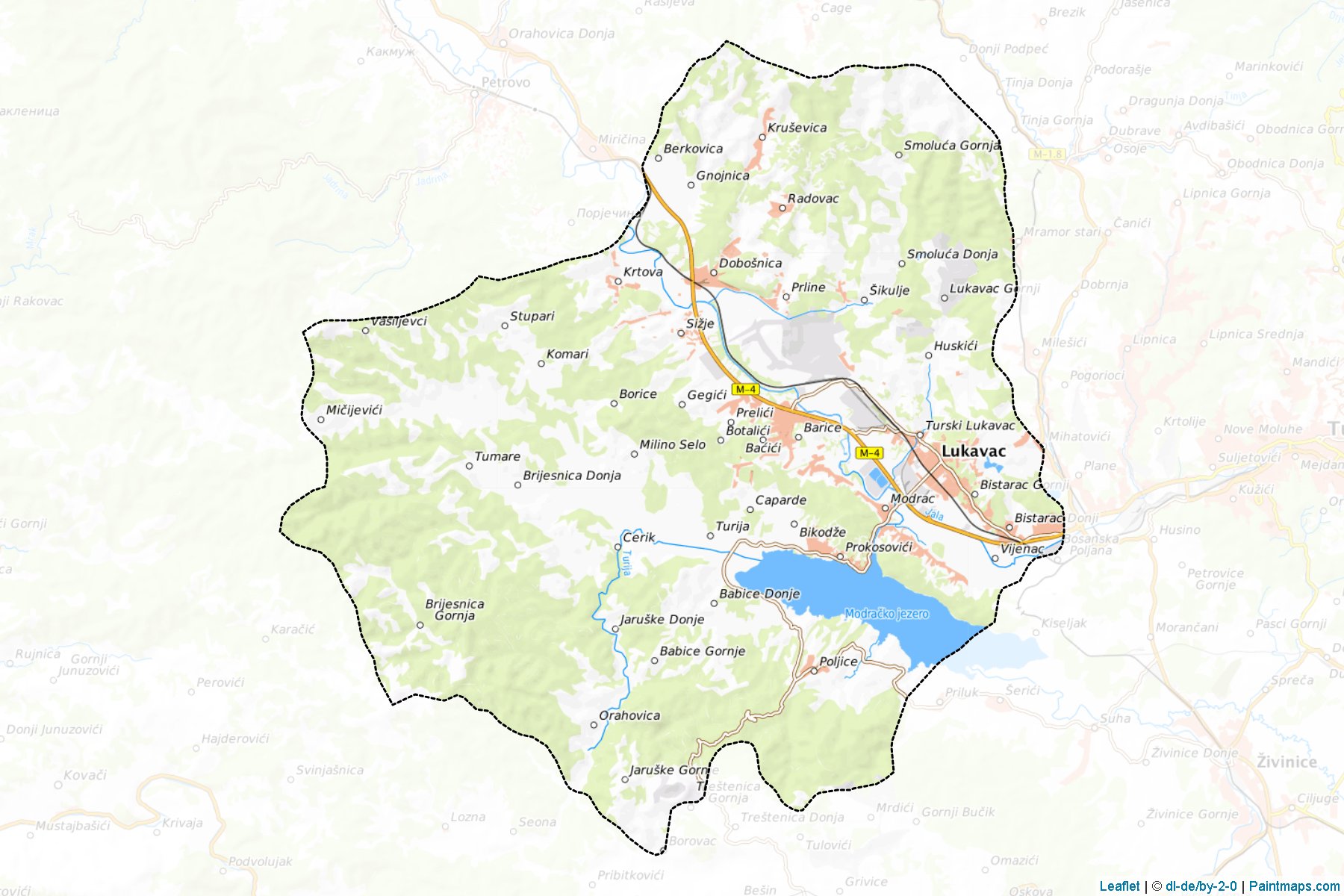 Lukavac (Tuzla) Map Cropping Samples-1