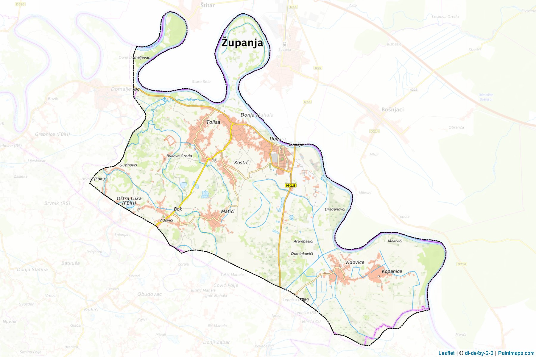 Orasje (Posavina) Map Cropping Samples-1