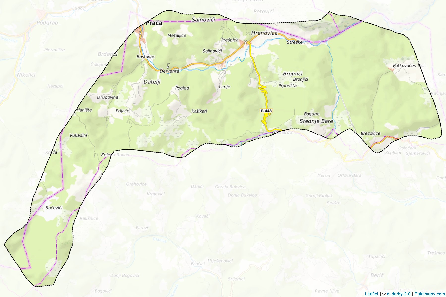 Pale (Bosnian Podrinje) Map Cropping Samples-1