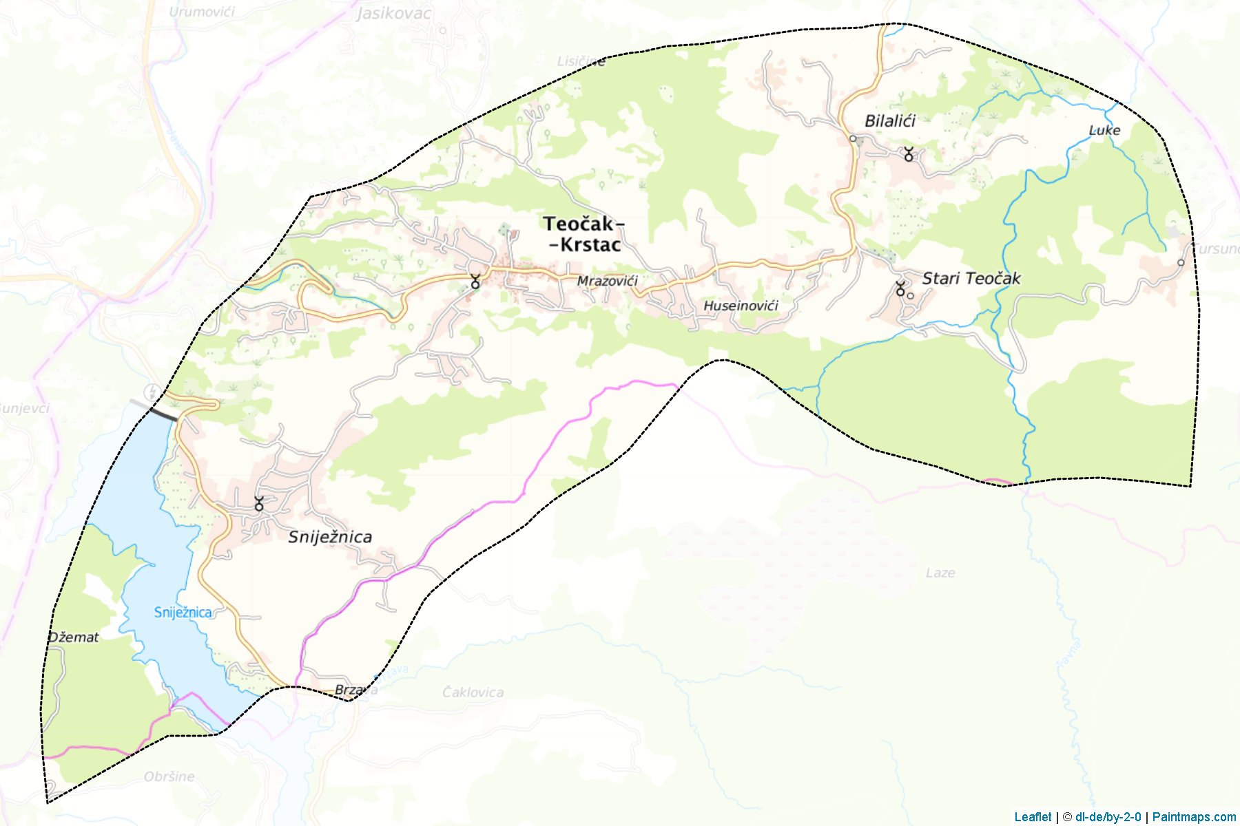 Teocak (Tuzla) Map Cropping Samples-1