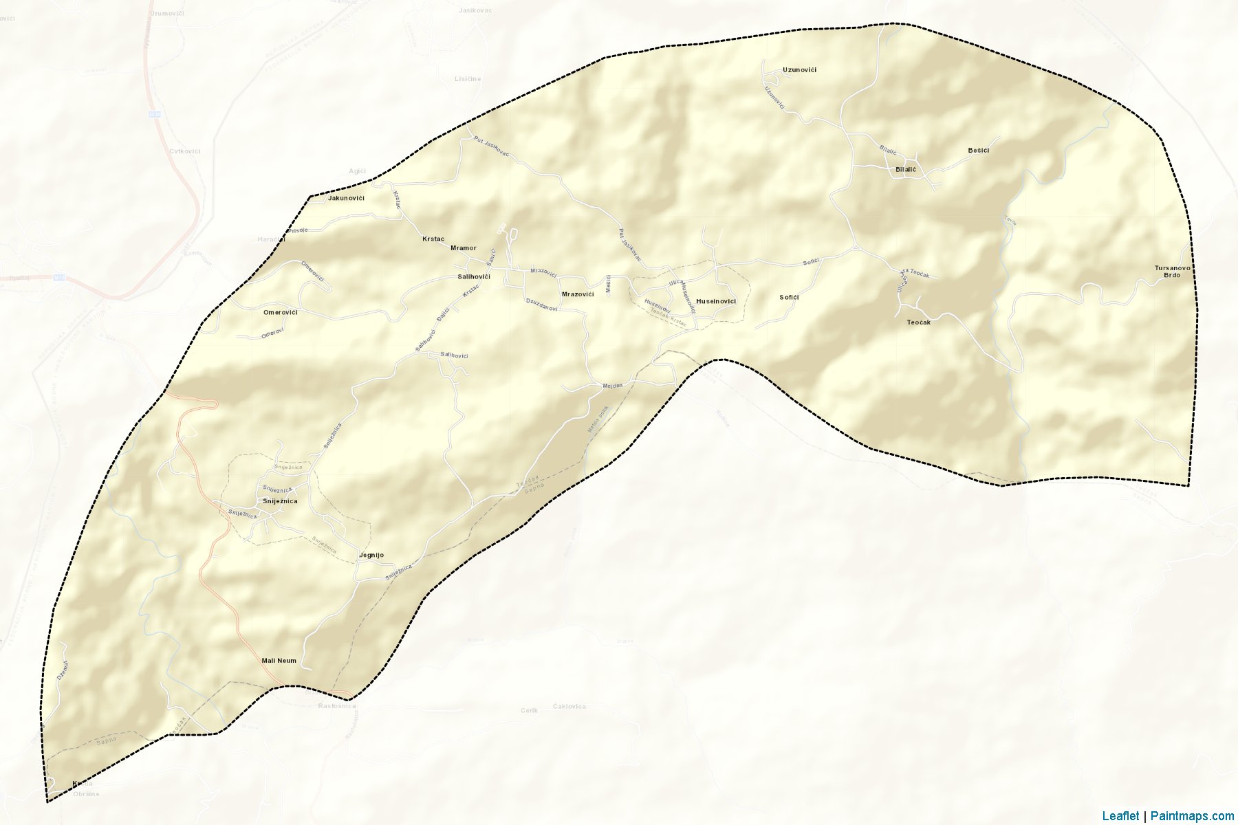 Teocak (Tuzla) Map Cropping Samples-2