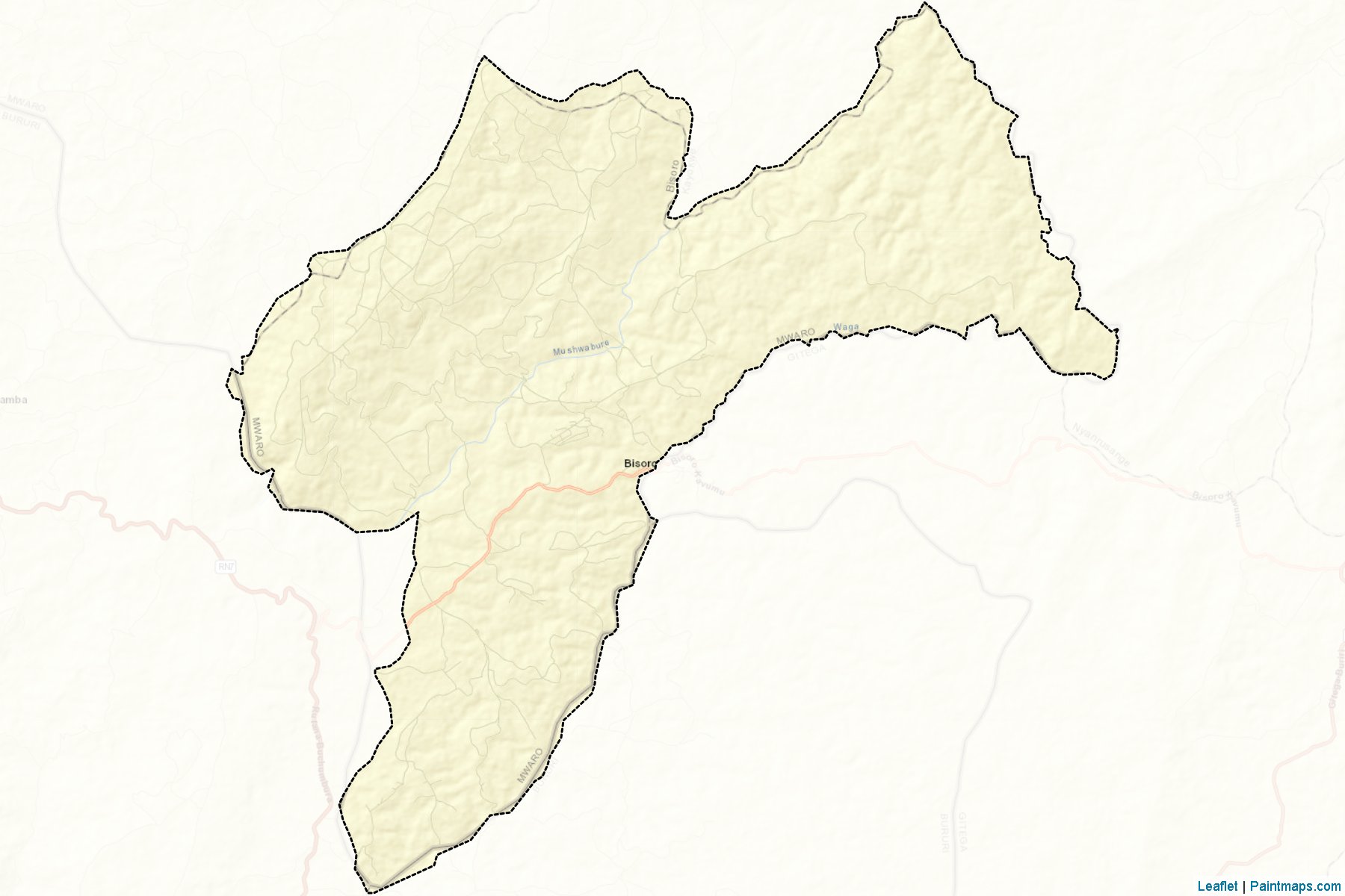 Muestras de recorte de mapas Bisoro (Mwaro)-2