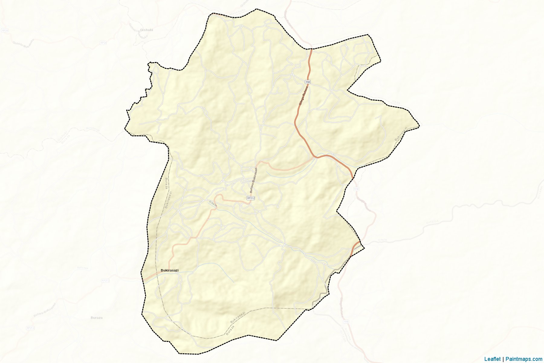 Bukirasazi (Gitega Province) Map Cropping Samples-2