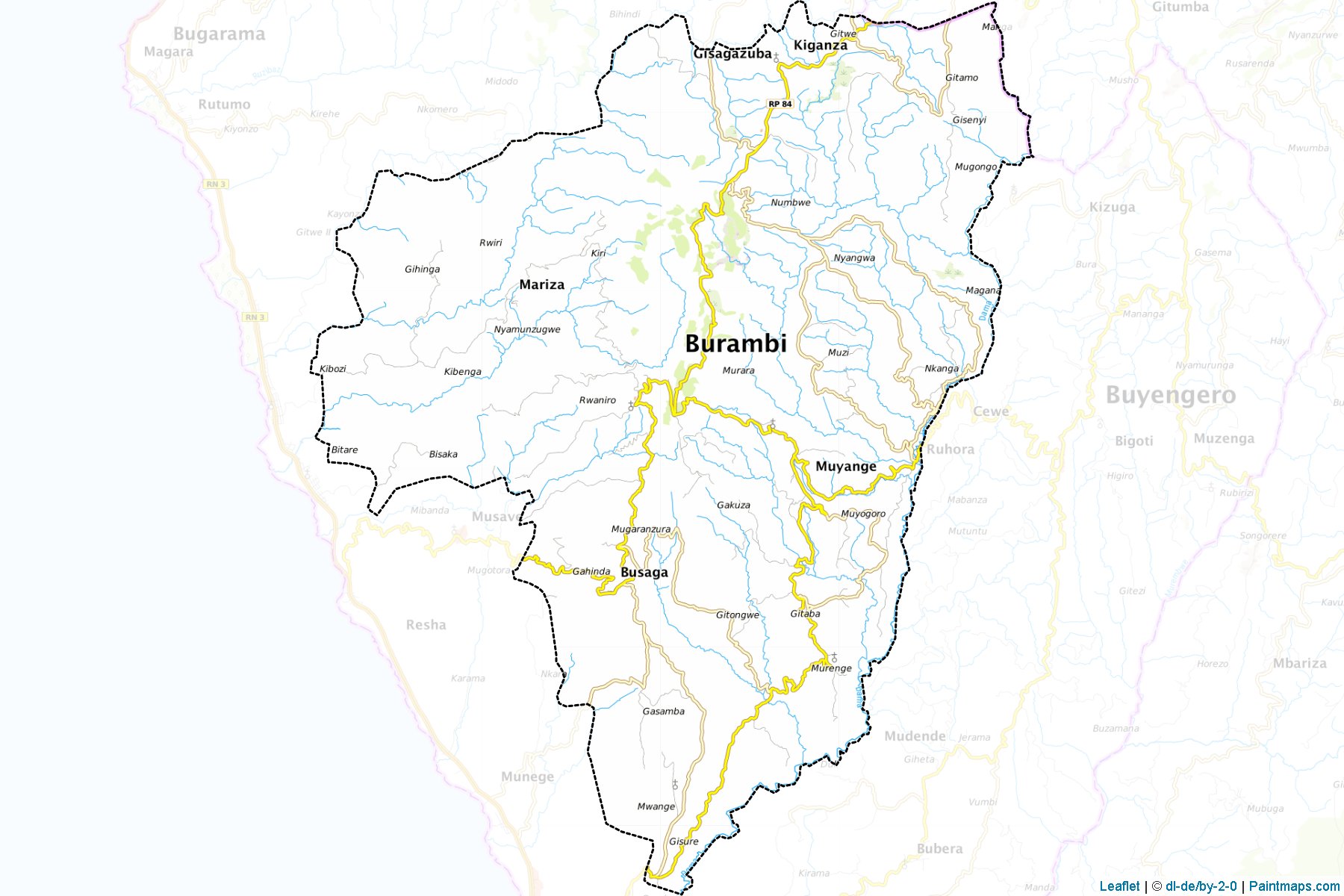 Muestras de recorte de mapas Burambi (Rumonge)-1