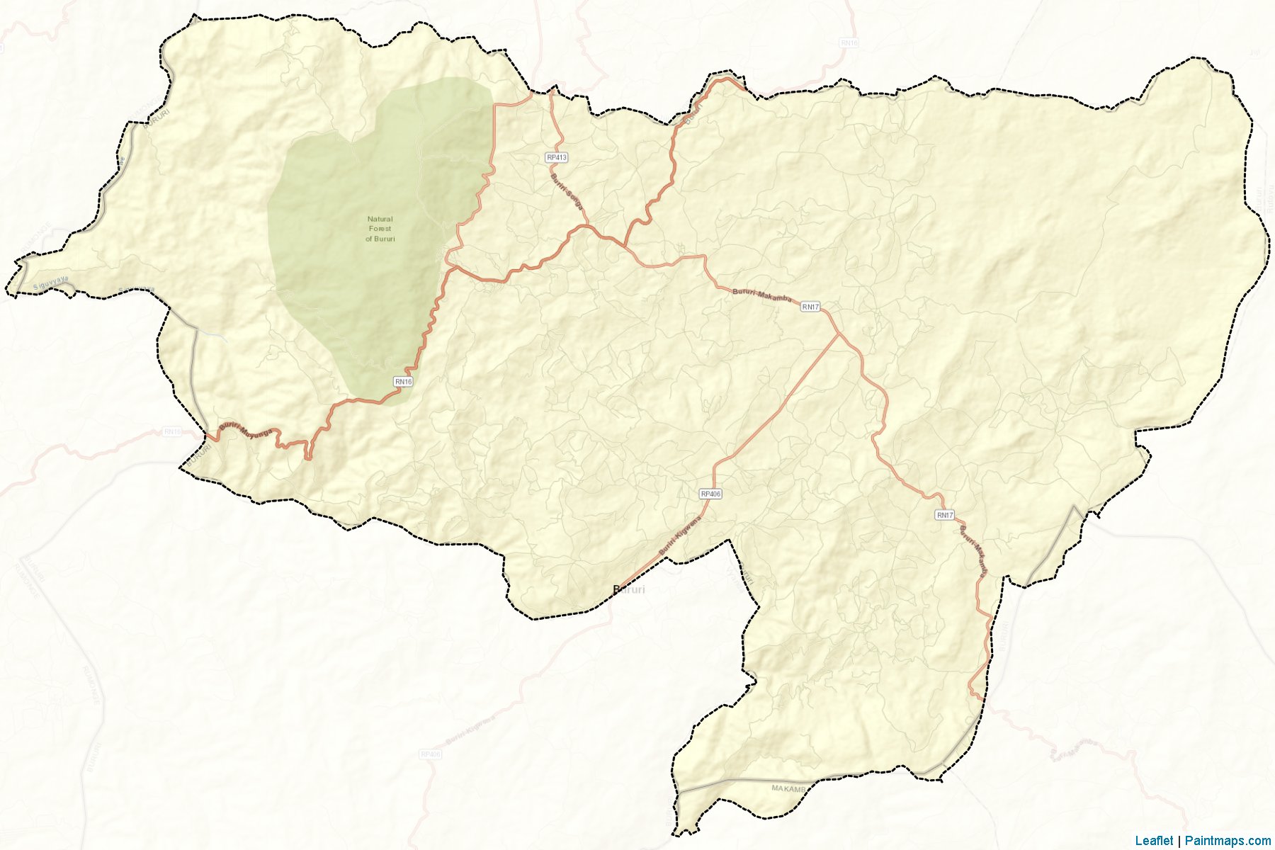 Bururi (Bururi Province) Map Cropping Samples-2