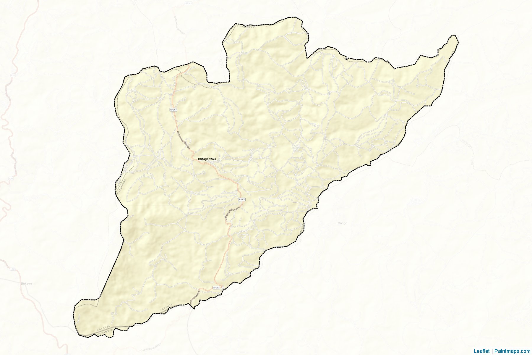 Butaganzwa (Kayanza Province) Map Cropping Samples-2