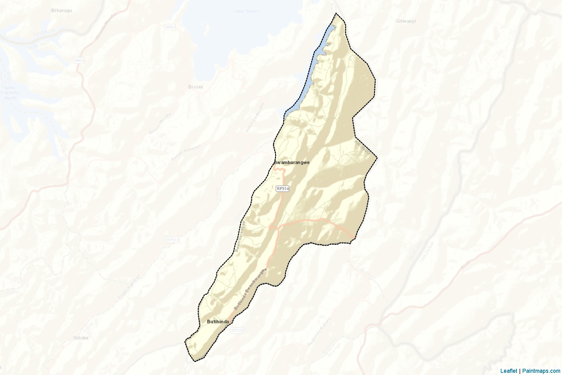 Bwambarangwe (Kirundo Province) Map Cropping Samples-2