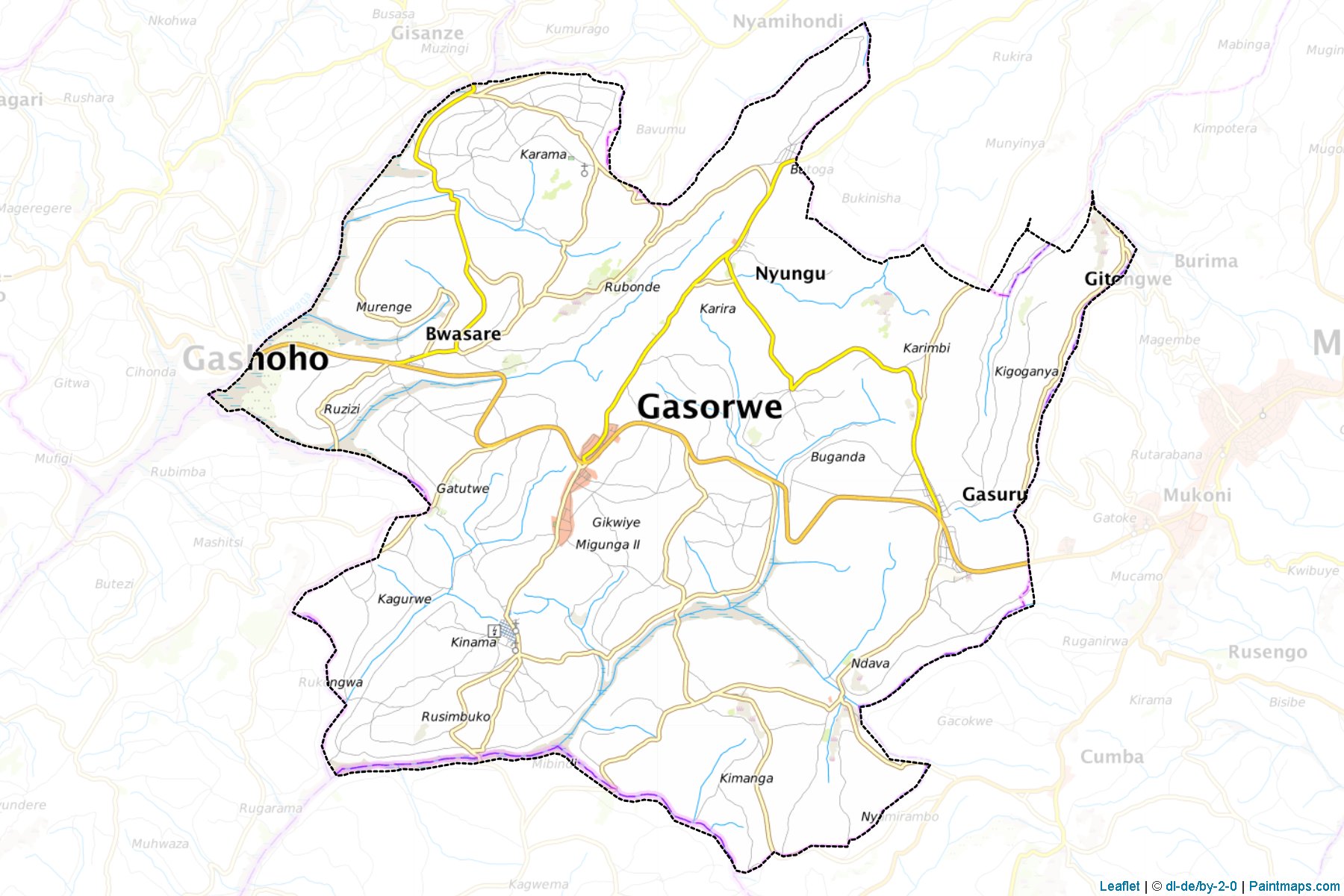 Gasorwe (Muyinga Province) Map Cropping Samples-1