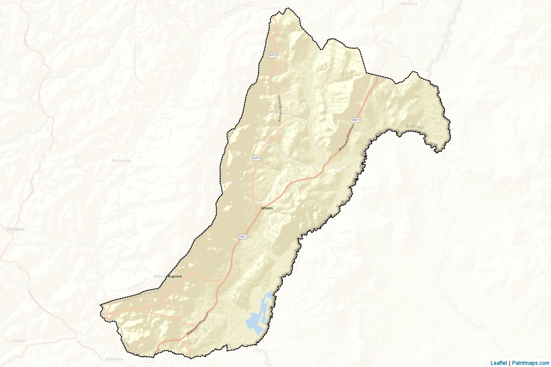 Giharo (Rutana Province) Map Cropping Samples-2