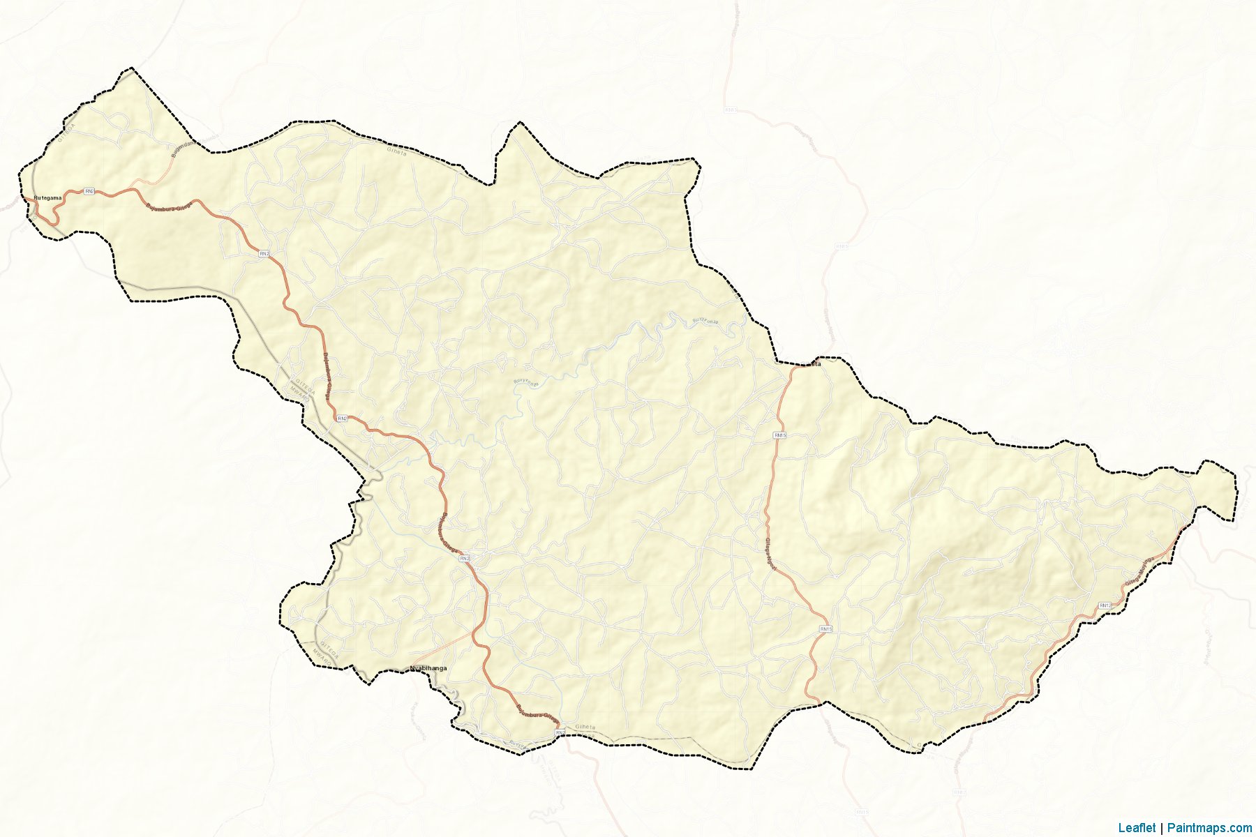 Giheta (Gitega Province) Map Cropping Samples-2