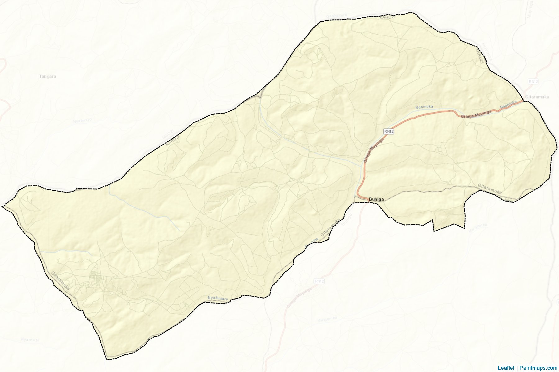 Muestras de recorte de mapas Gitaramuka (Karuzi)-2