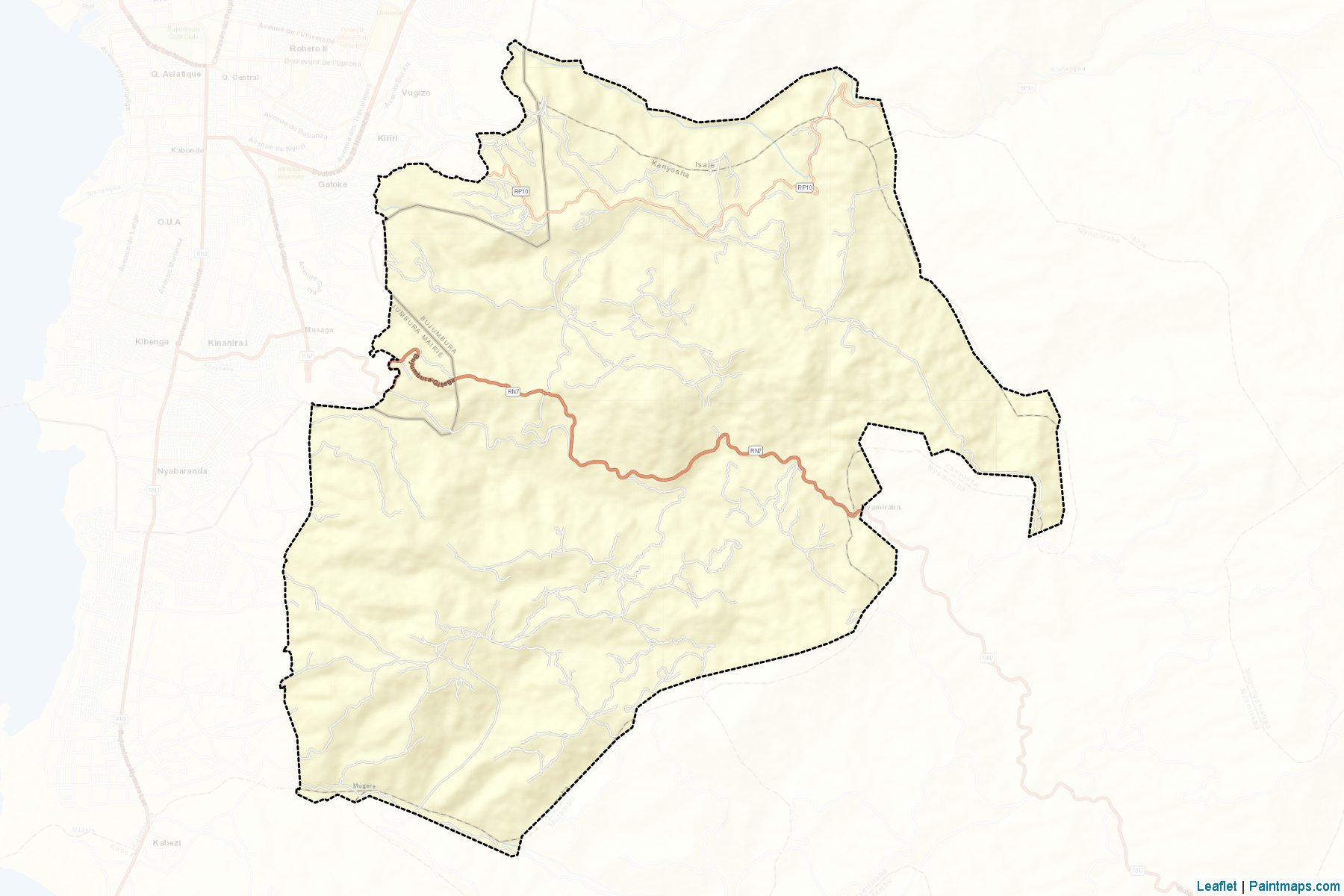 Kanyosha (Bujumbura Rural) Map Cropping Samples-2