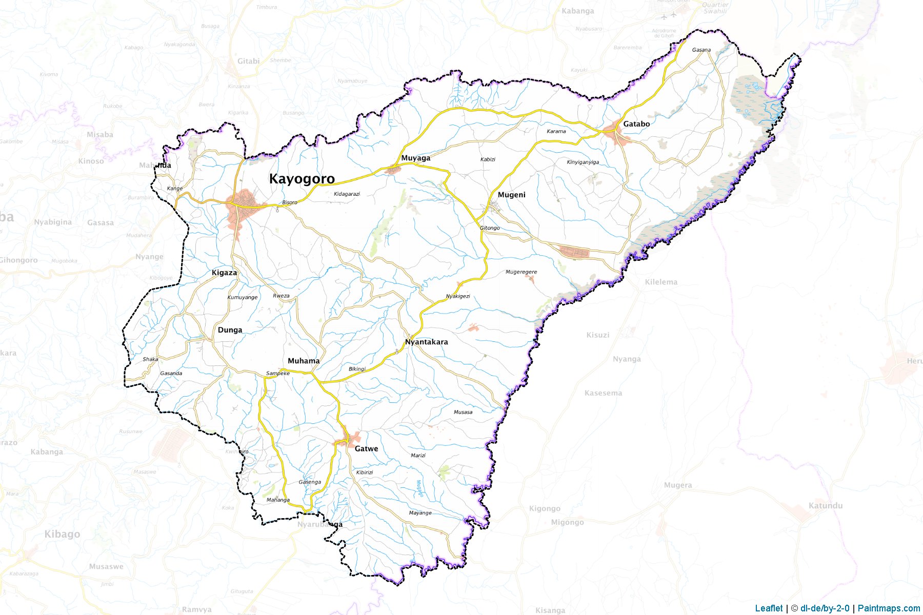 Kayogoro (Makamba Province) Map Cropping Samples-1