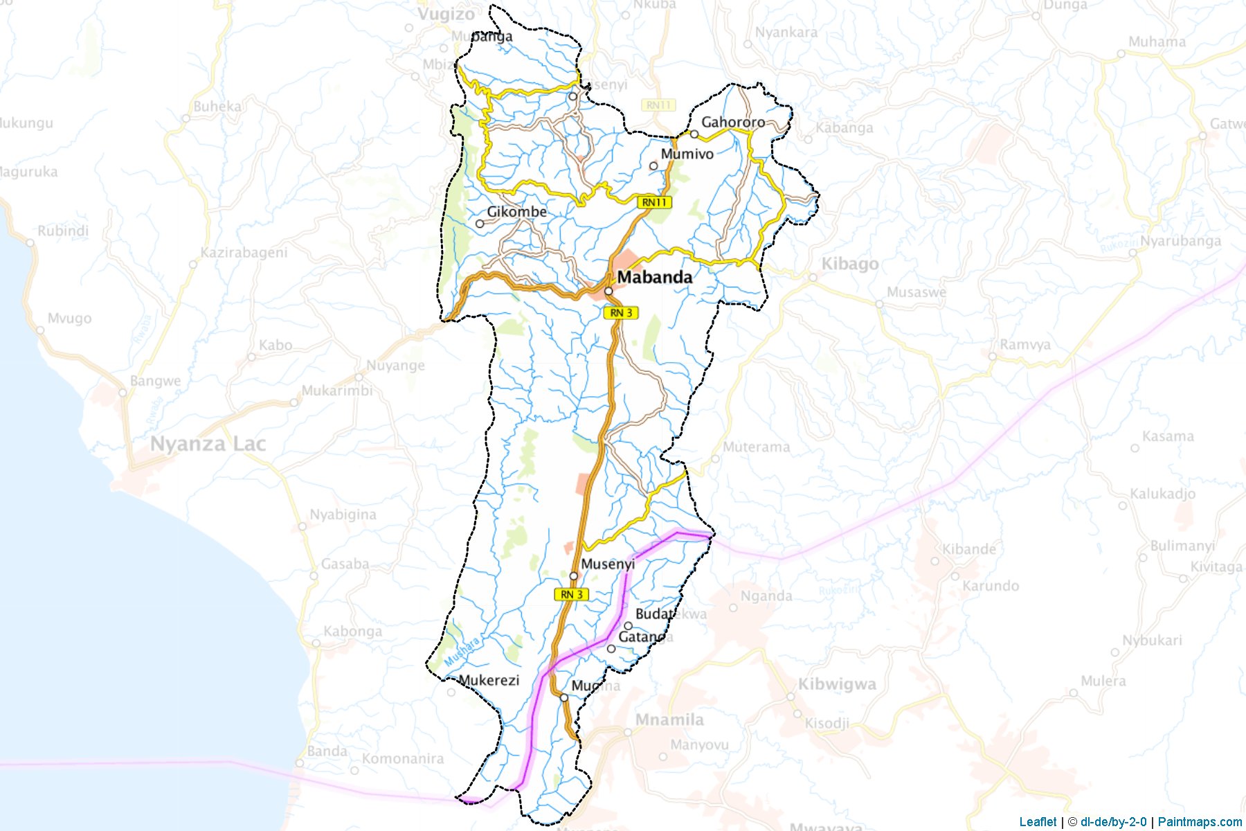 Mabanda (Makamba Province) Map Cropping Samples-1