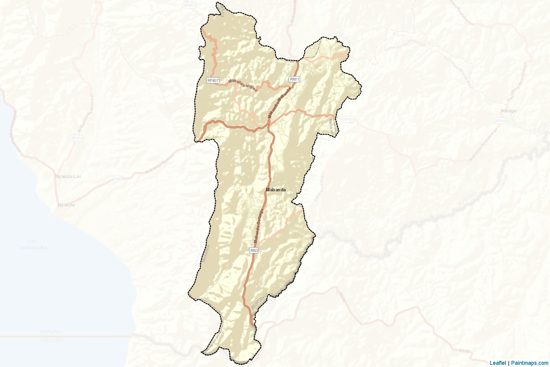 Mabanda (Makamba Province) Map Cropping Samples-2