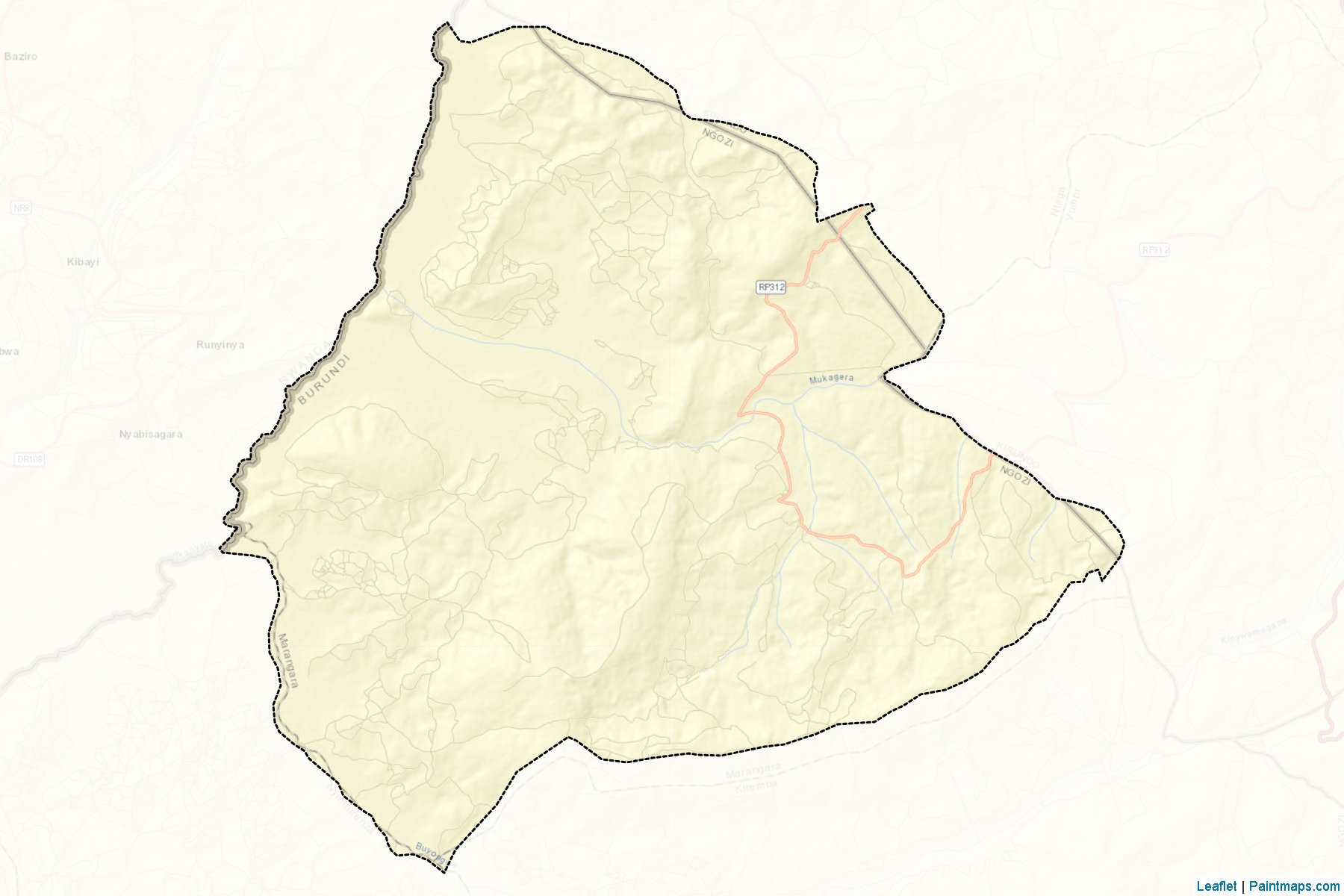 Marangara (Ngozi Province) Map Cropping Samples-2