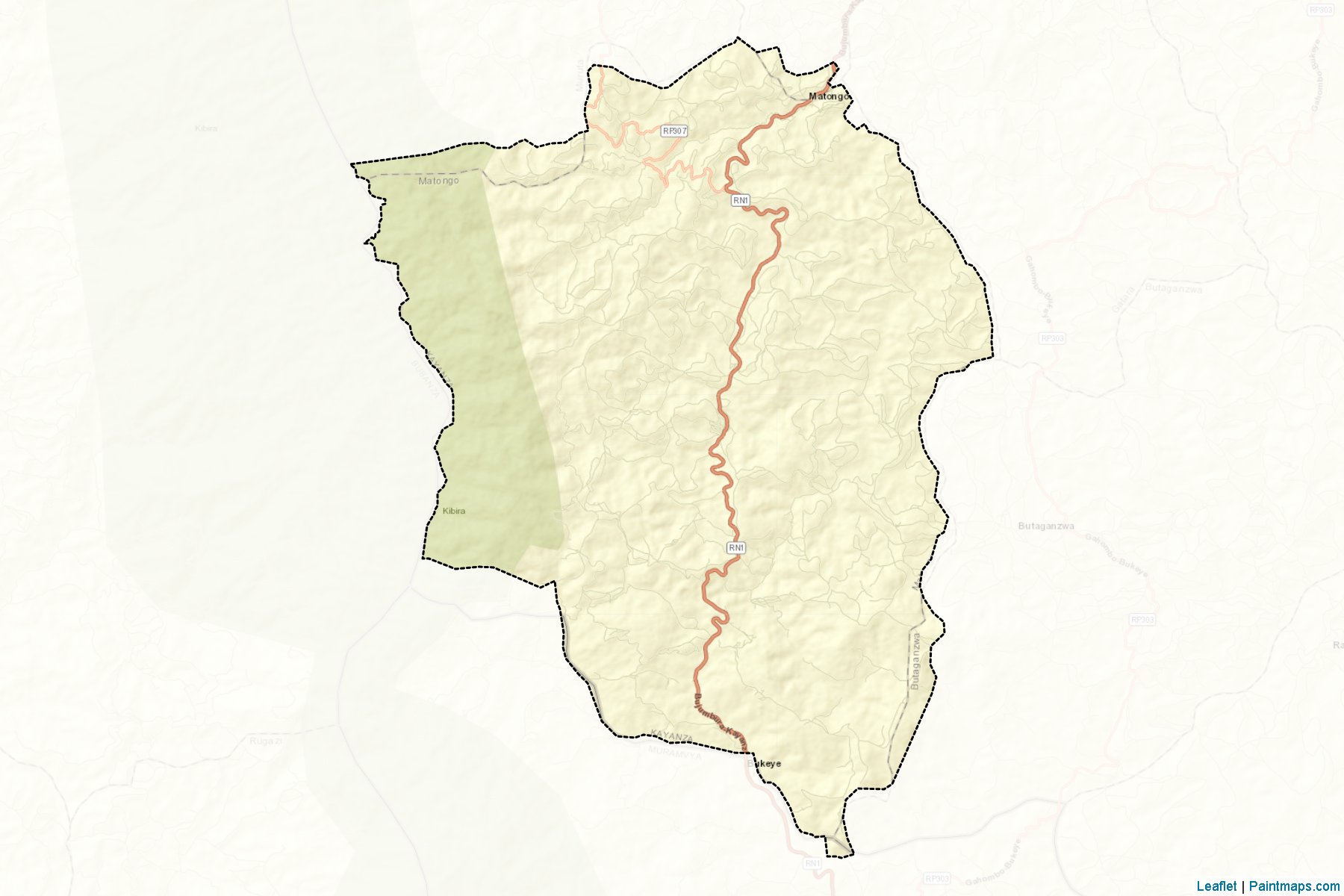 Matongo (Kayanza Province) Map Cropping Samples-2