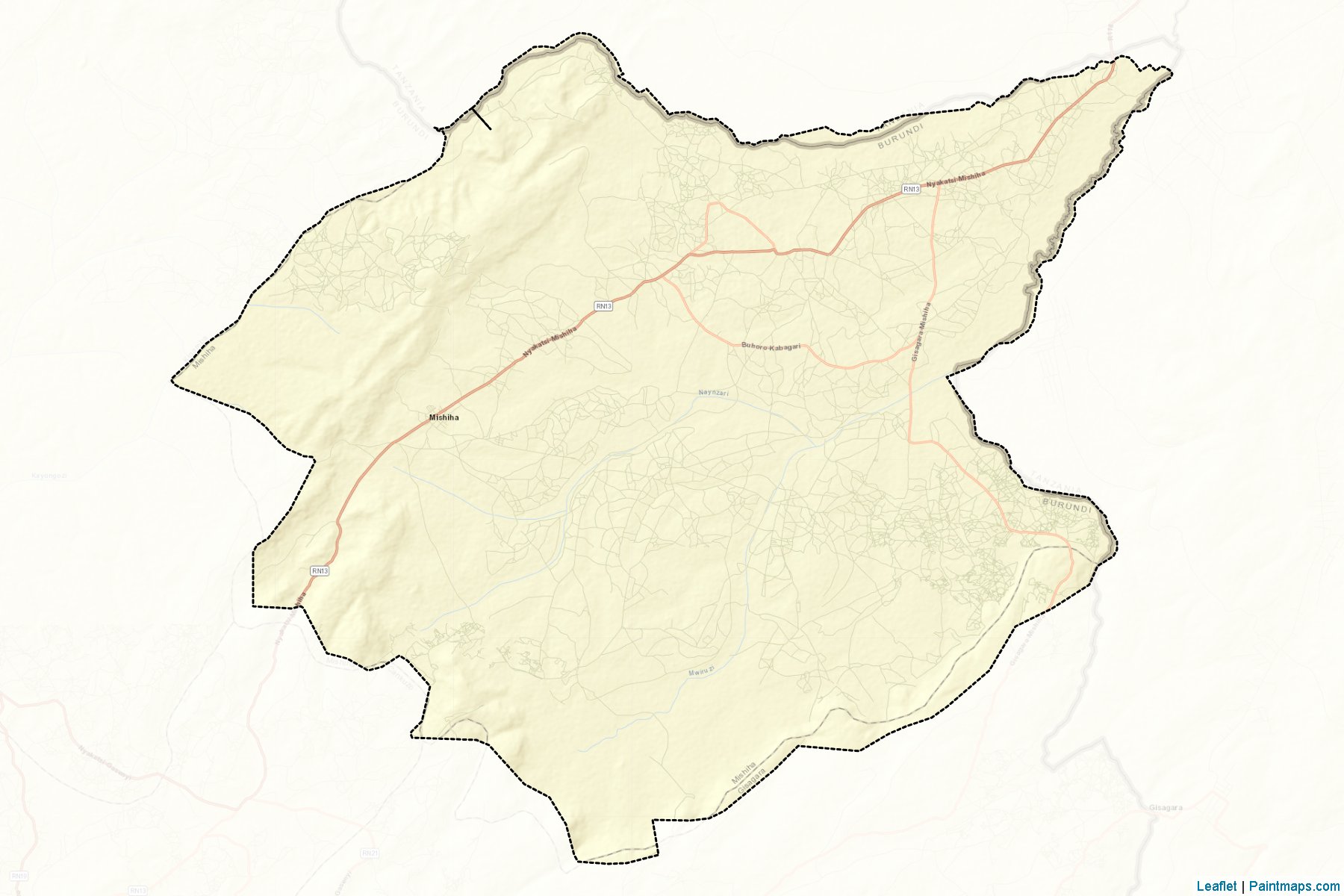 Muestras de recorte de mapas Mishiha (Cankuzo)-2