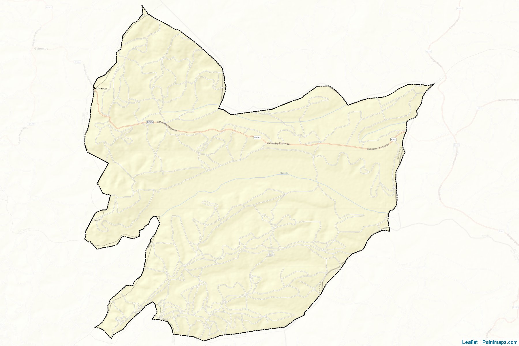 Muhanga (Kayanza Province) Map Cropping Samples-2