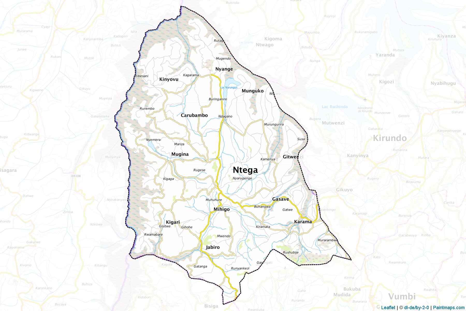 Ntega (Kirundo Province) Map Cropping Samples-1